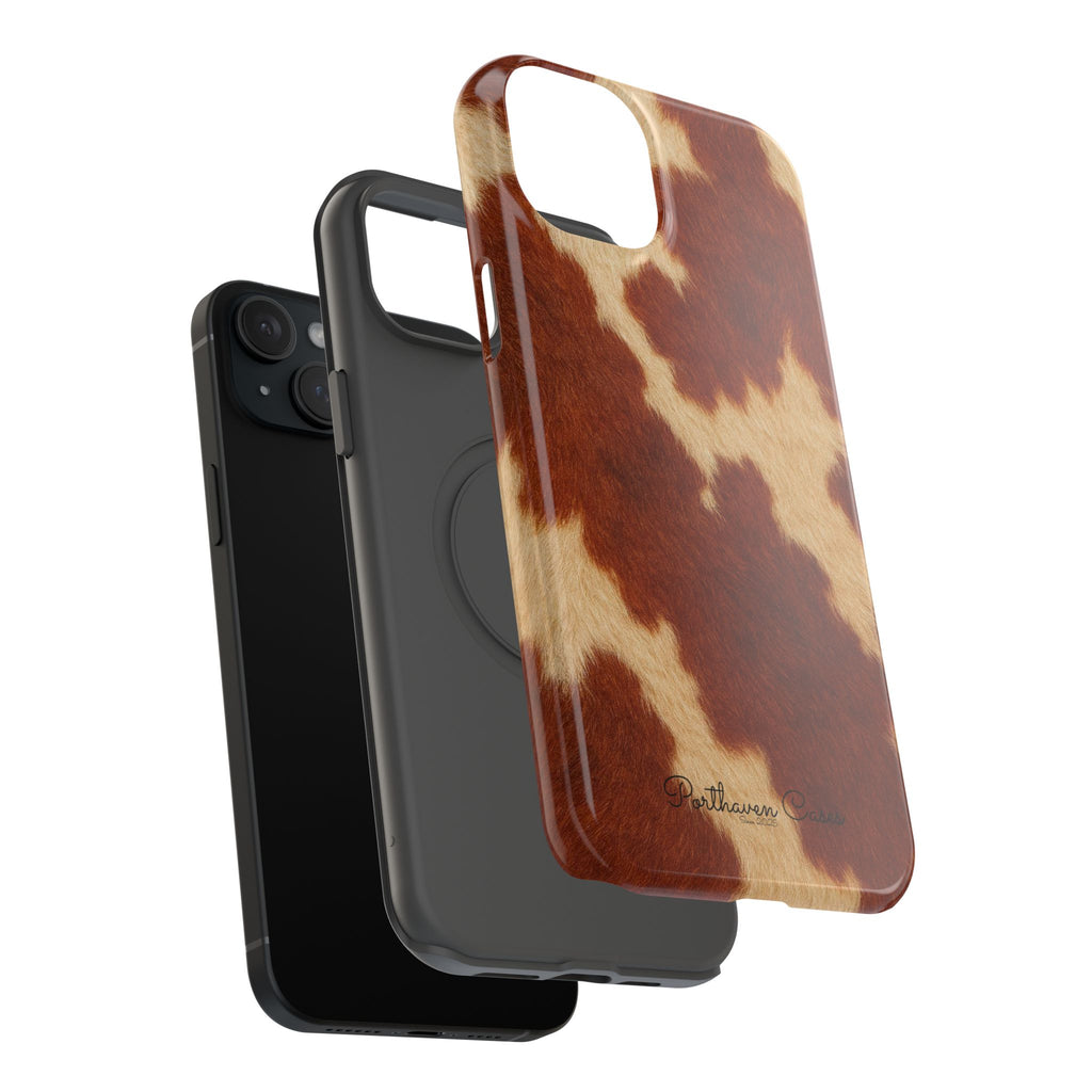 BROWN COWHIDE