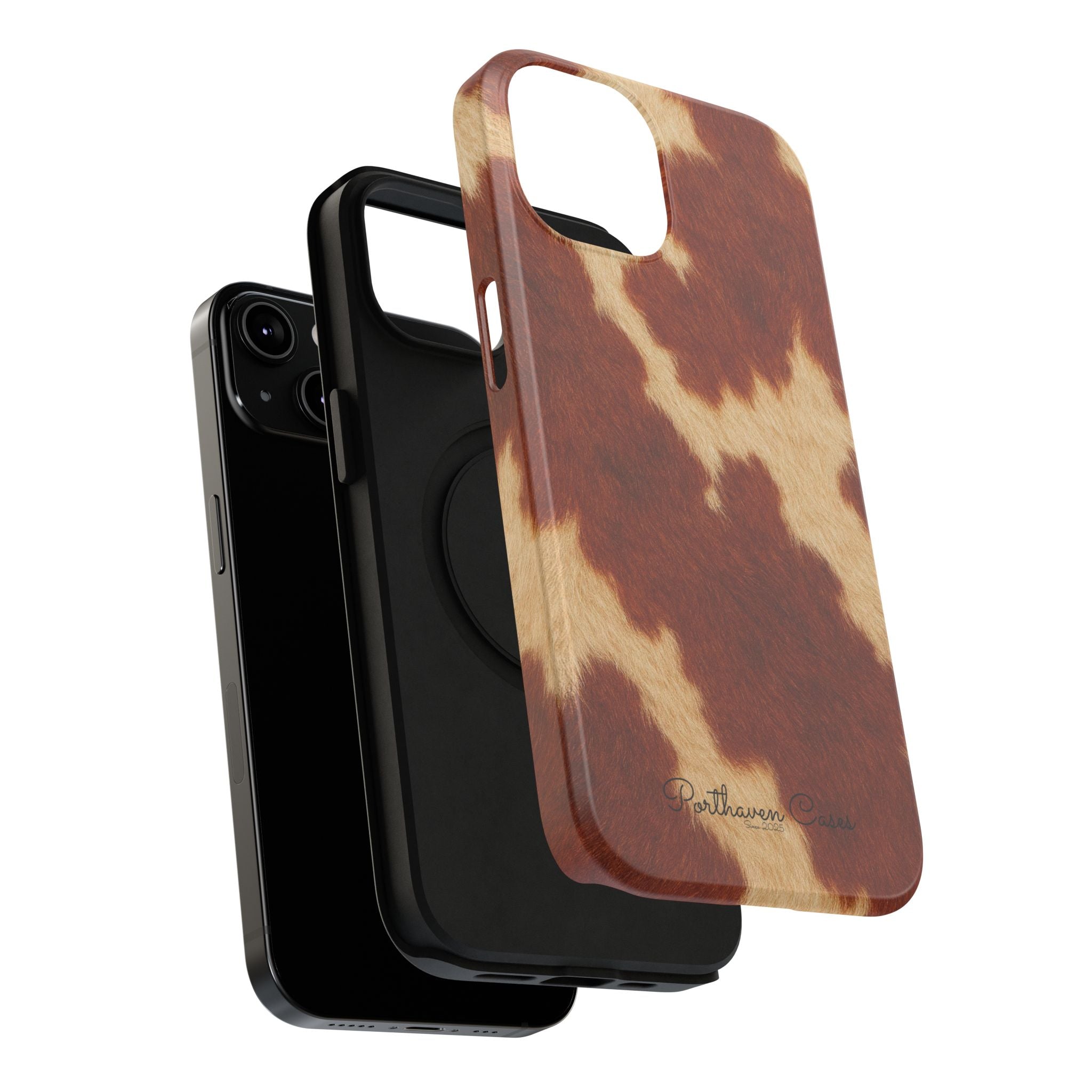 BROWN COWHIDE