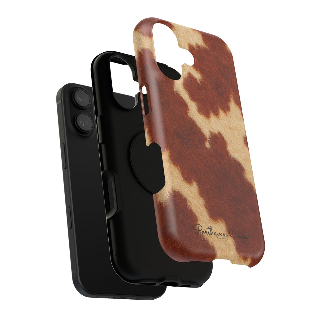 BROWN COWHIDE