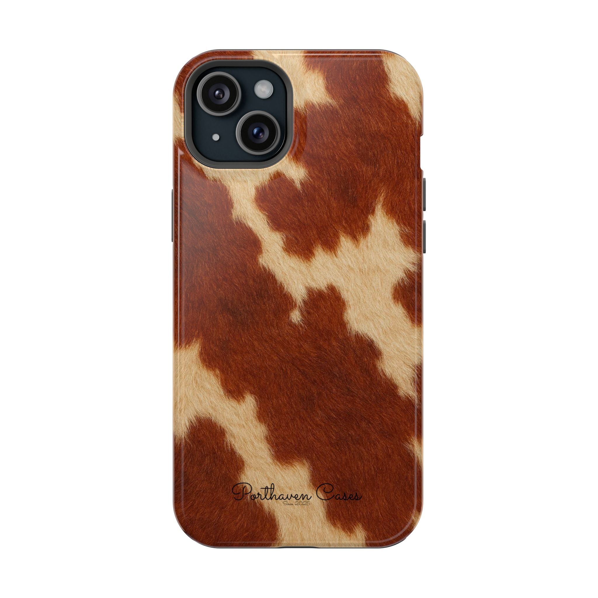 BROWN COWHIDE