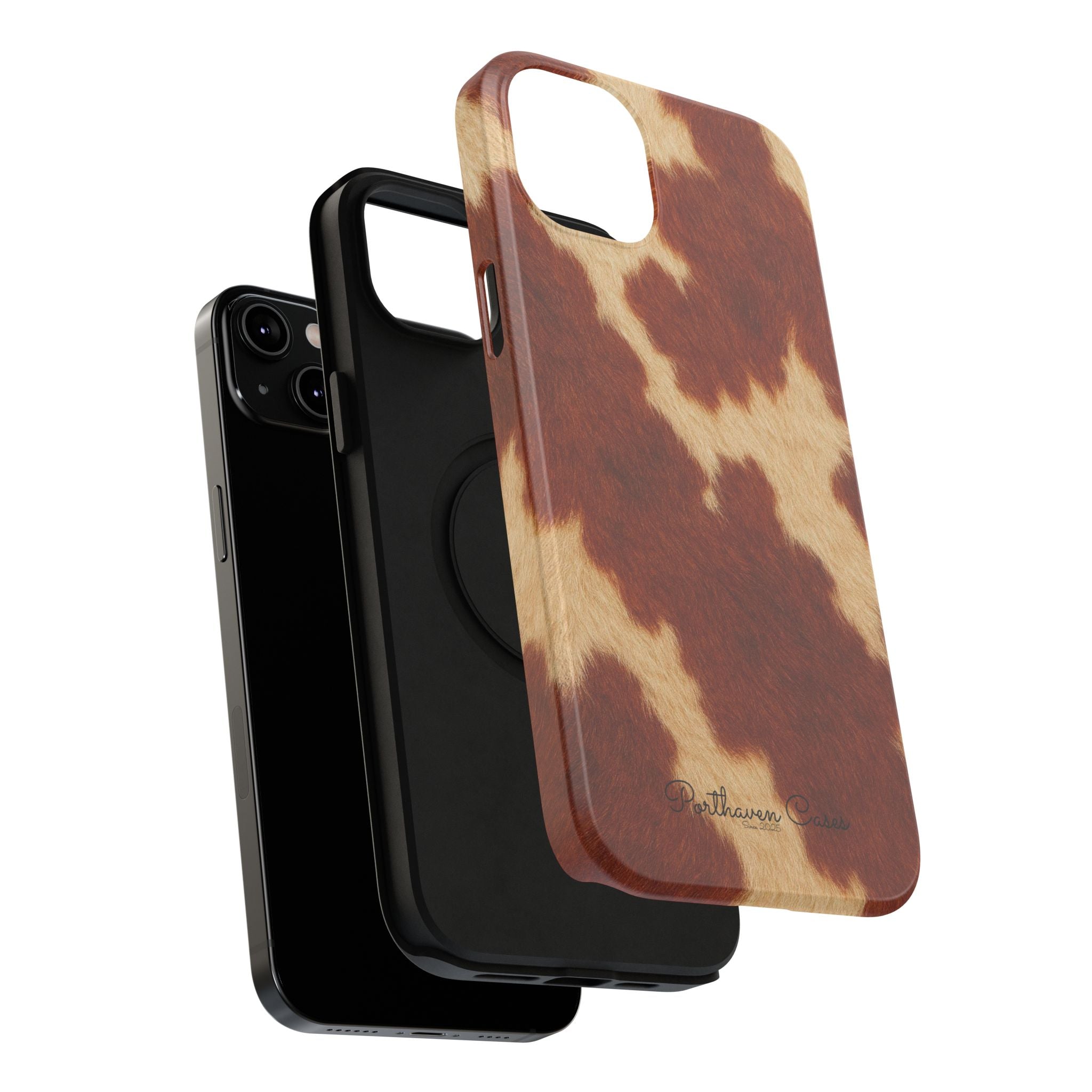 BROWN COWHIDE