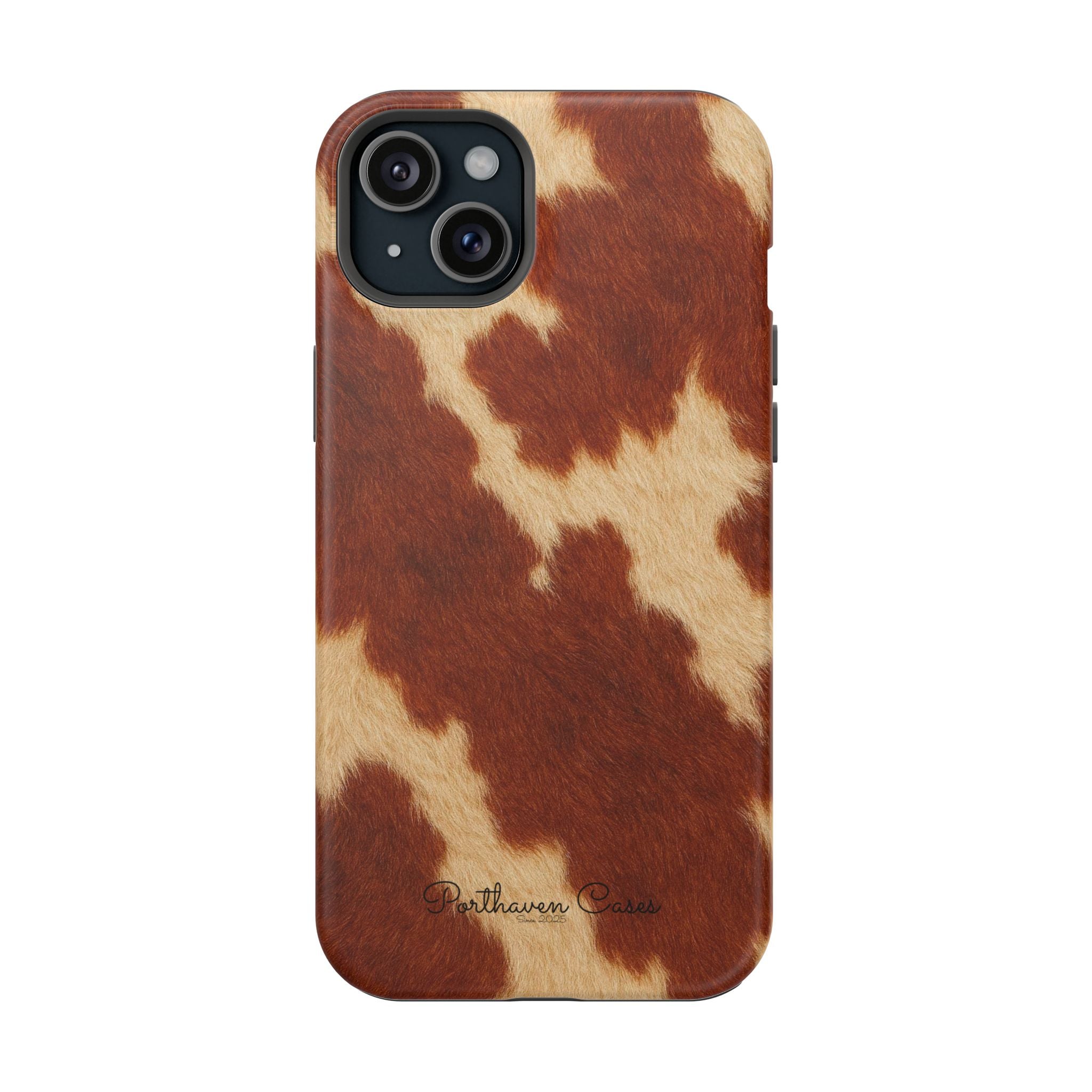 BROWN COWHIDE