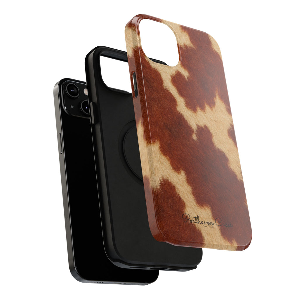 BROWN COWHIDE