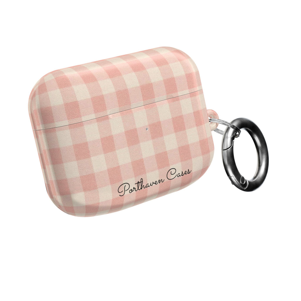 Pink Gingham | AirPods Case