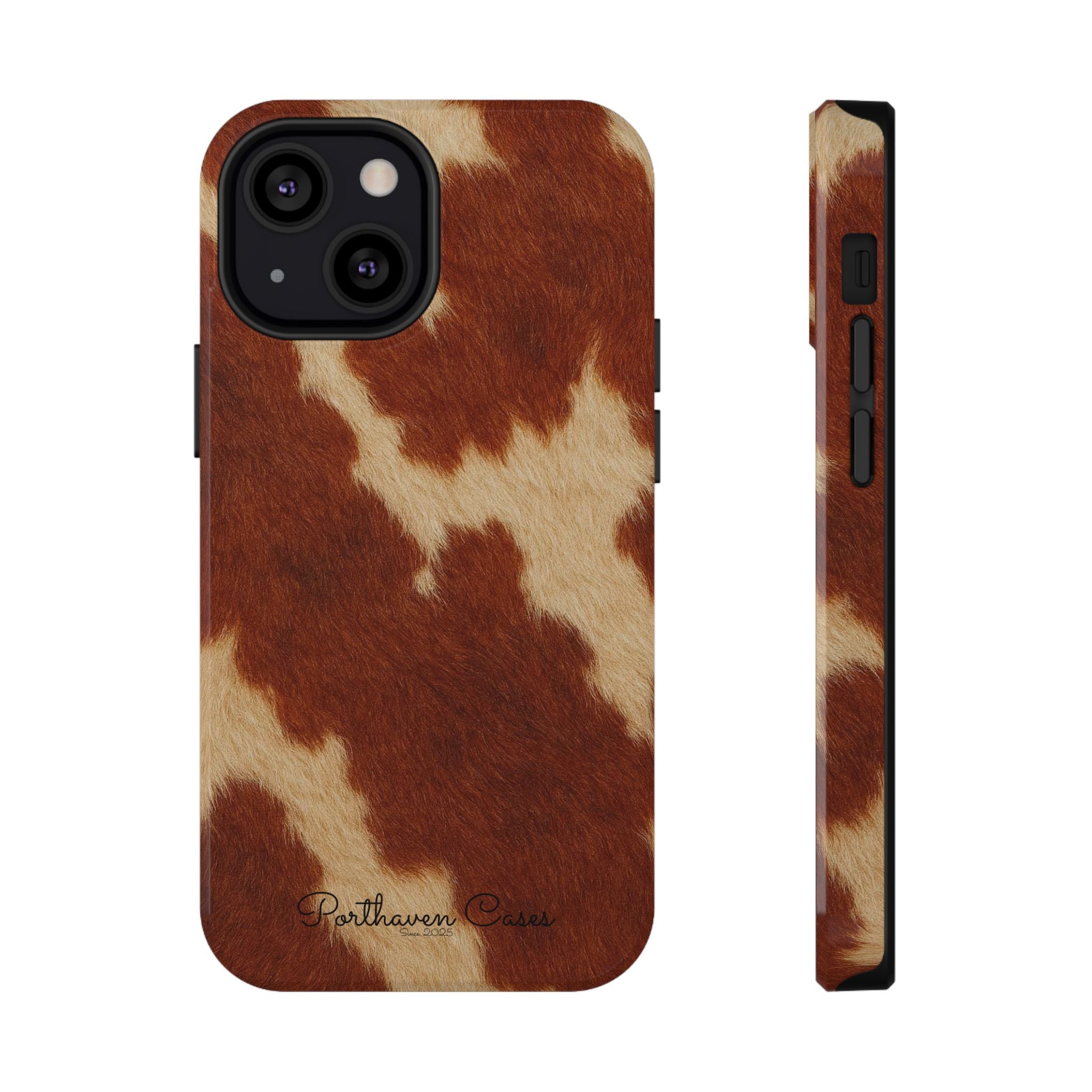 BROWN COWHIDE