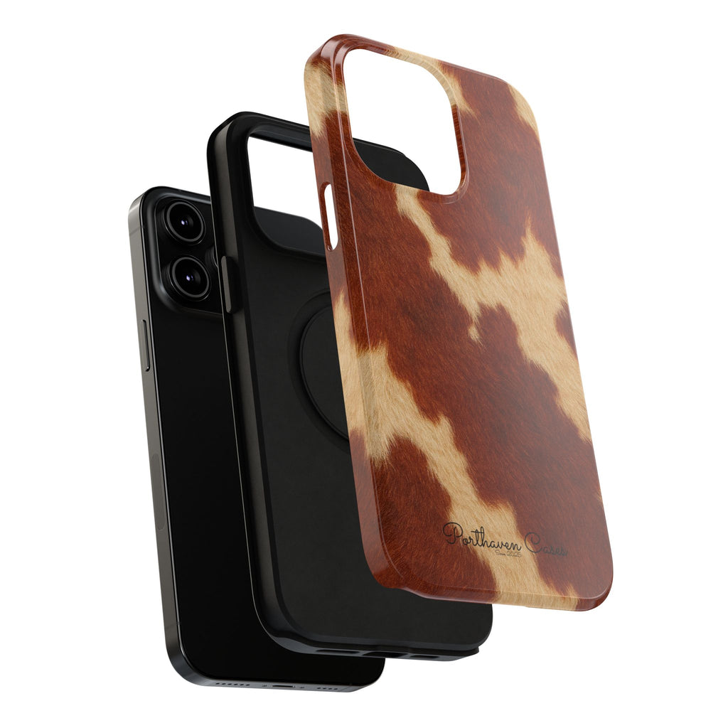 BROWN COWHIDE