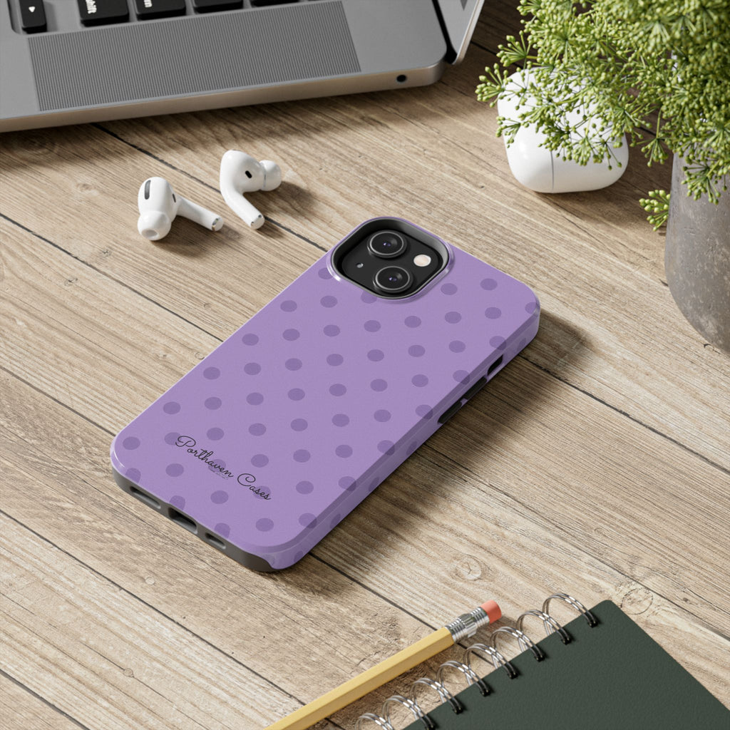 LAVENDER POLKA DOTS