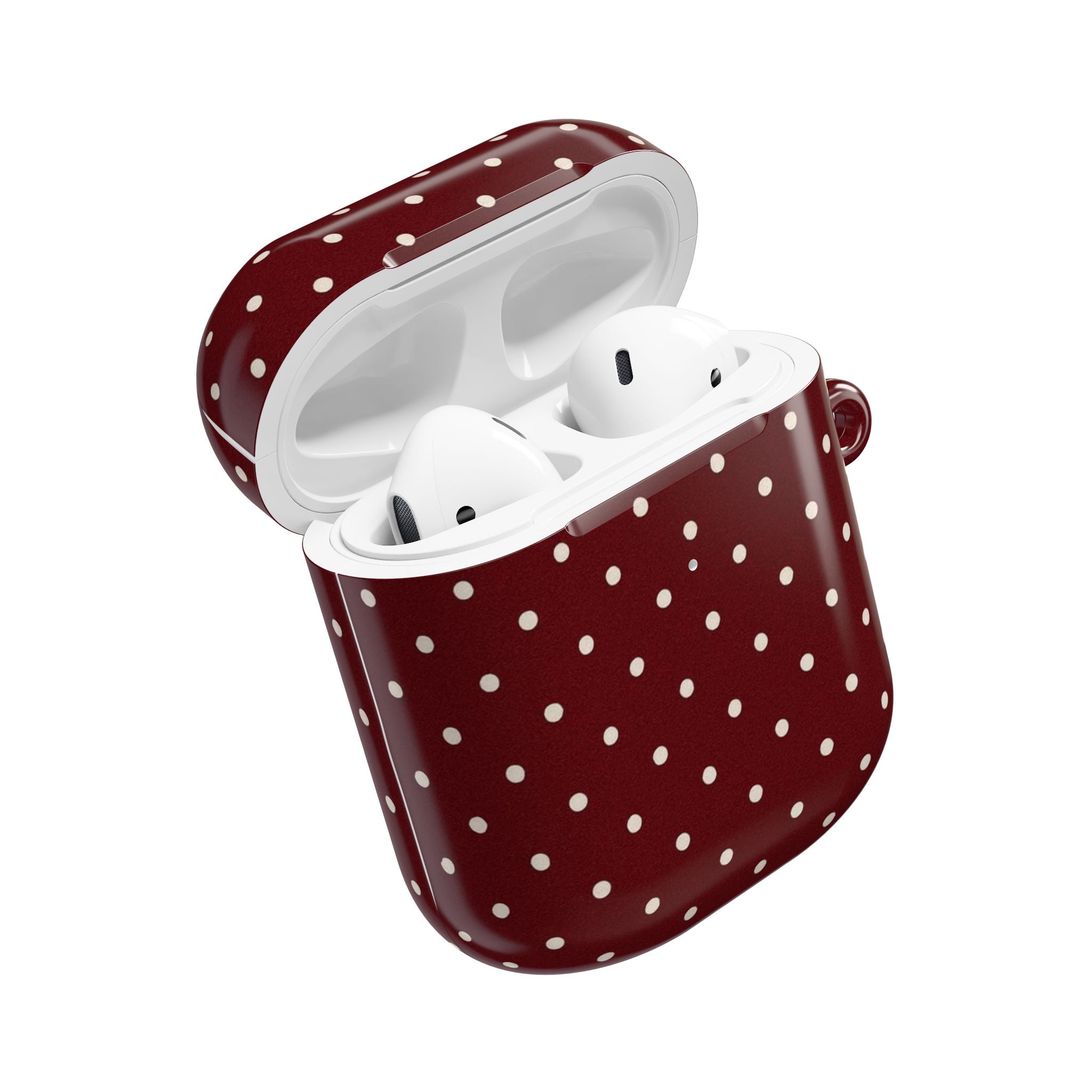 Burgundy Polka Dot | AirPods Case