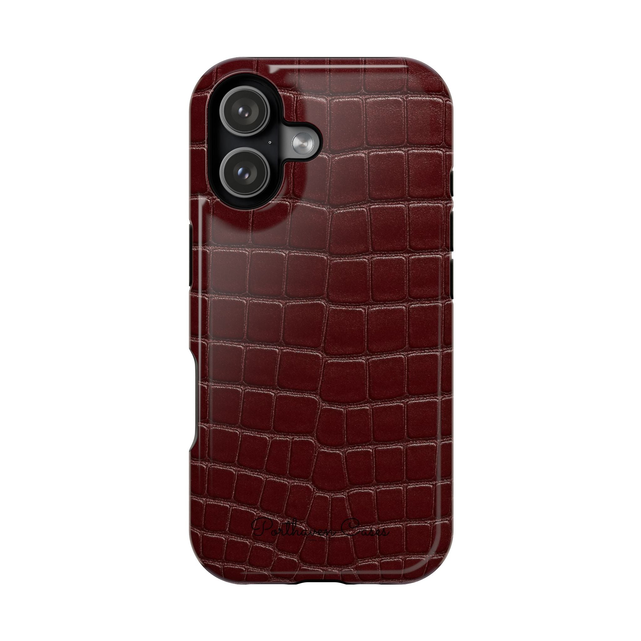 BURGUNDY CROCODILE