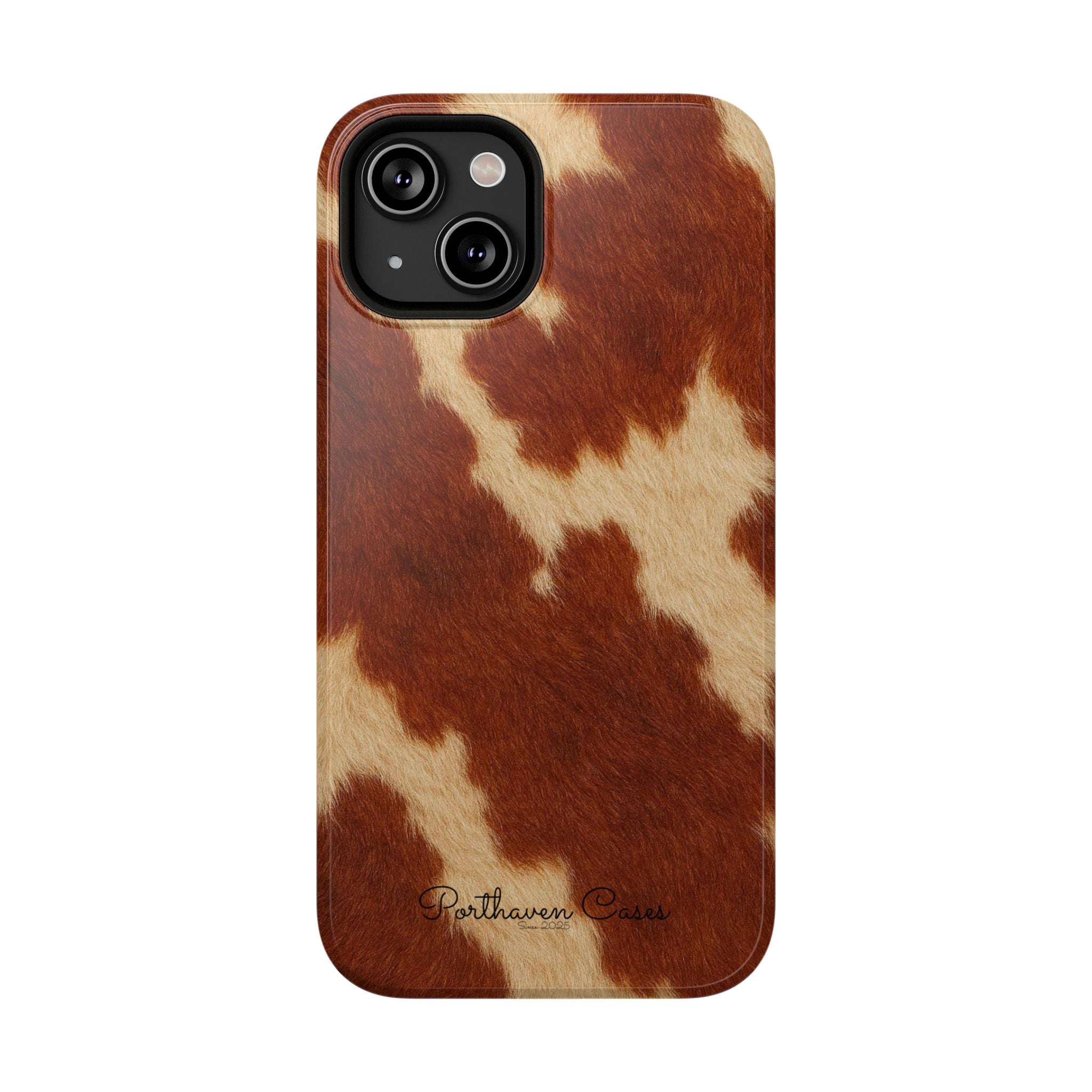 BROWN COWHIDE