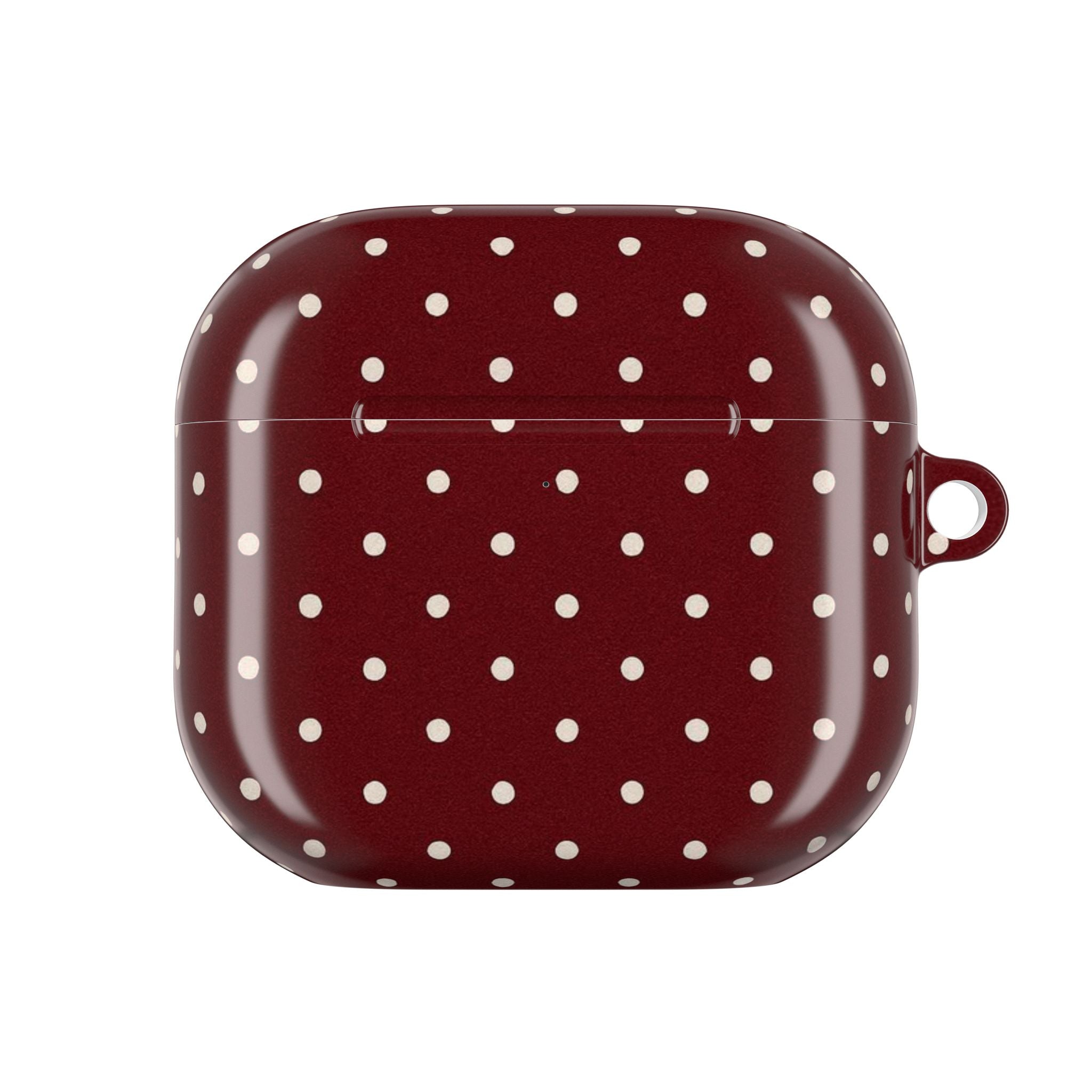 Burgundy Polka Dot | AirPods Case