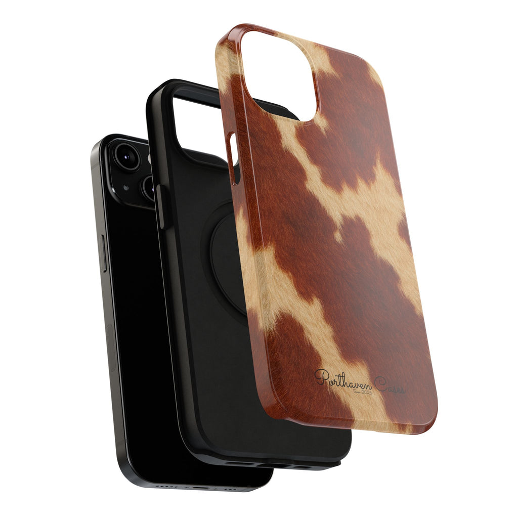 BROWN COWHIDE