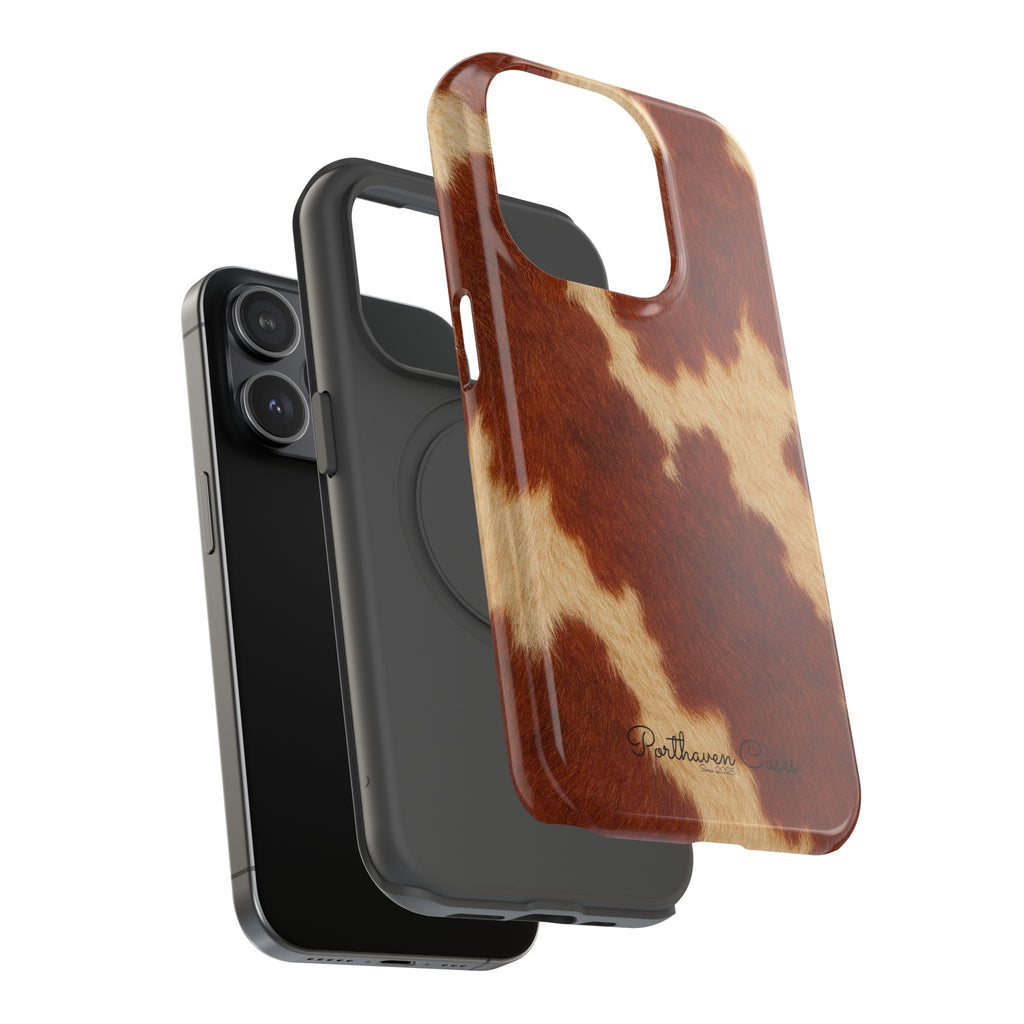 BROWN COWHIDE