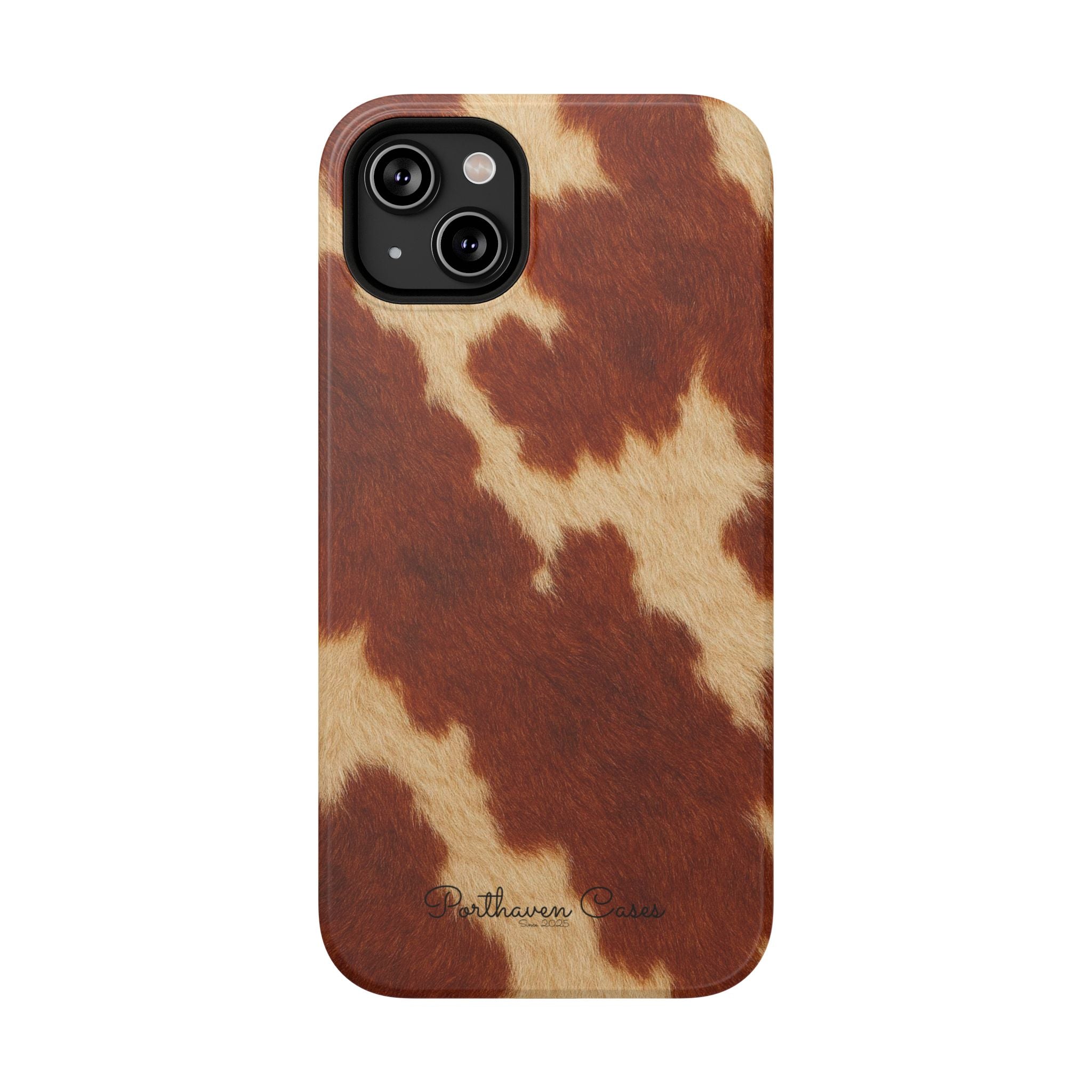 BROWN COWHIDE