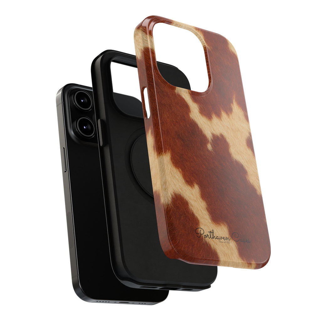 BROWN COWHIDE