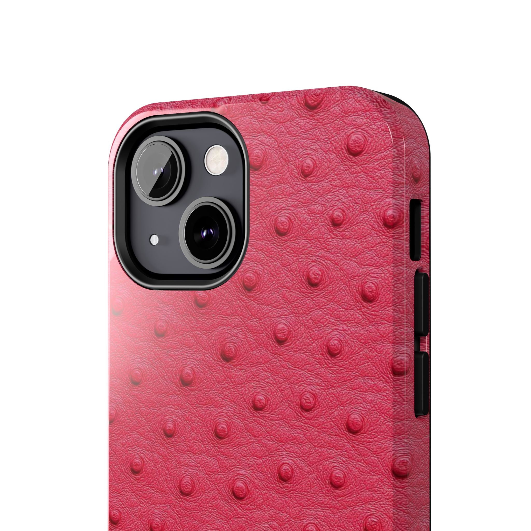 Hot Pink Ostrich Leather