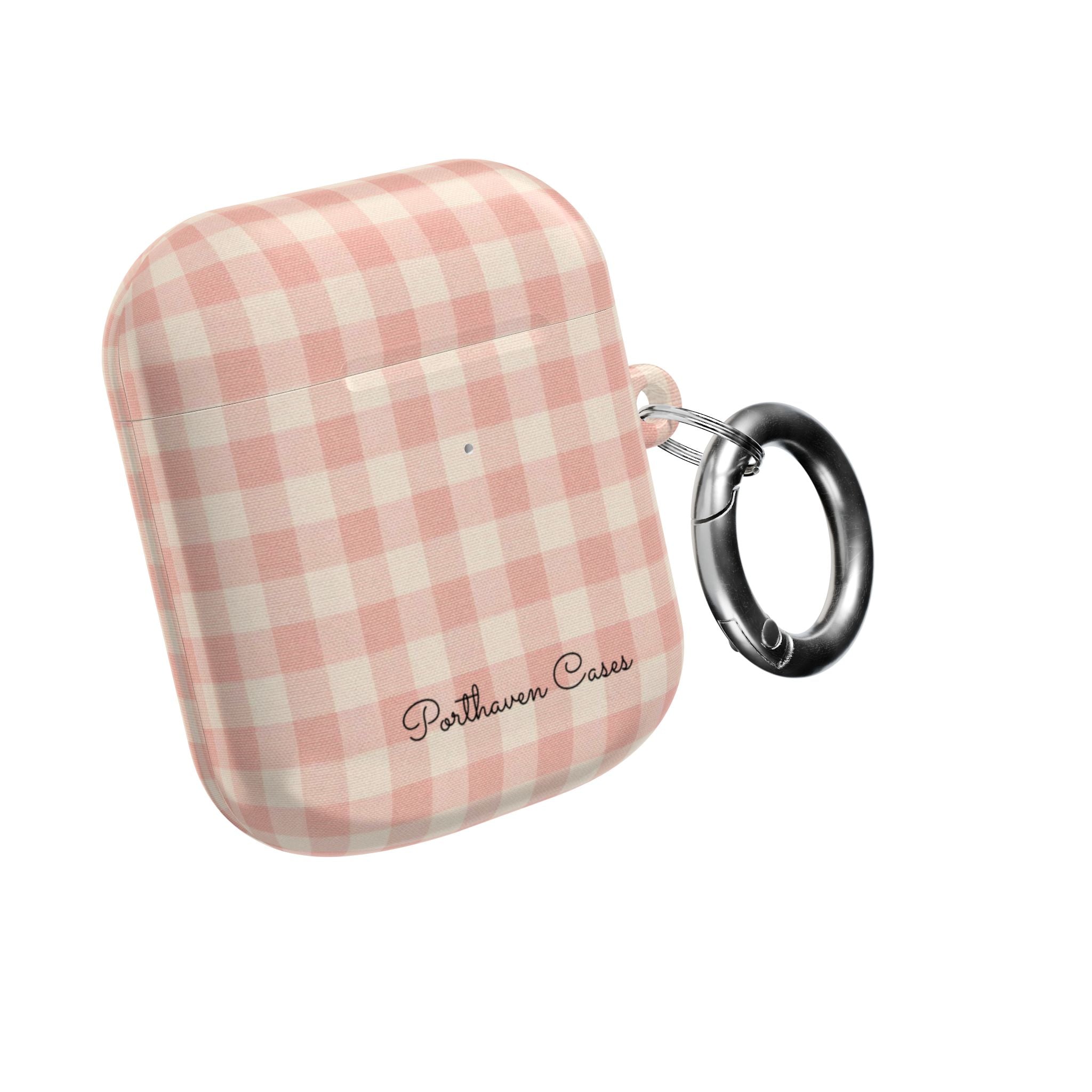 Pink Gingham | AirPods Case