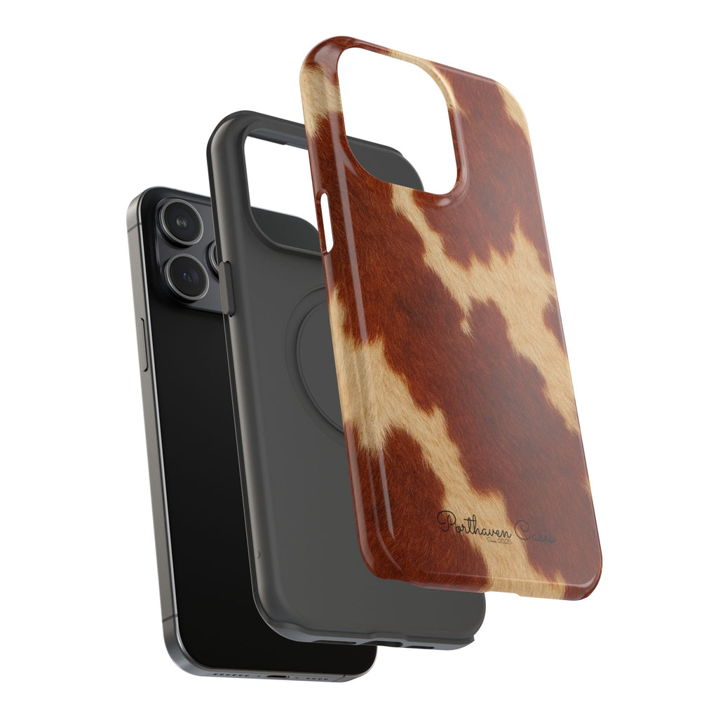 BROWN COWHIDE