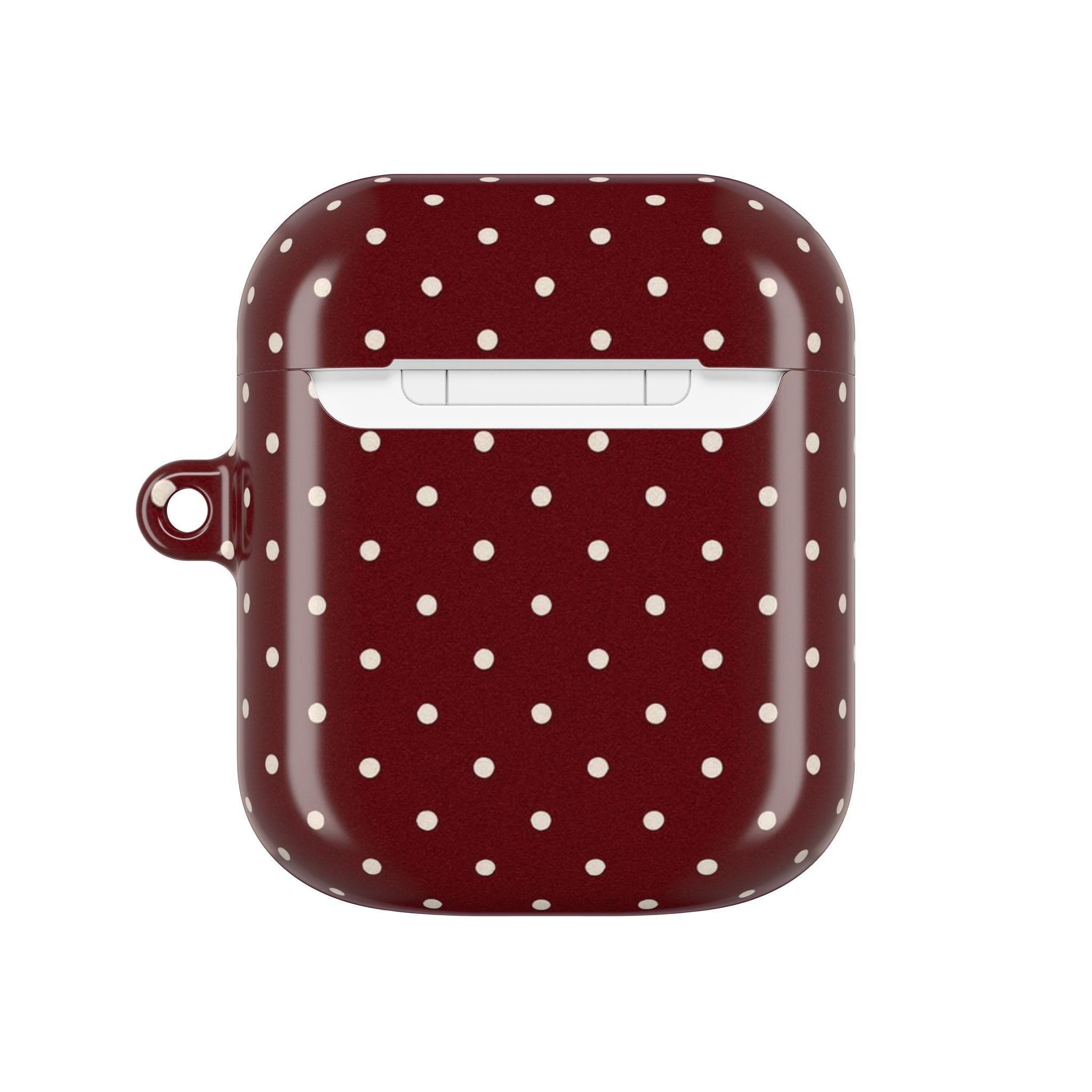 Burgundy Polka Dot | AirPods Case