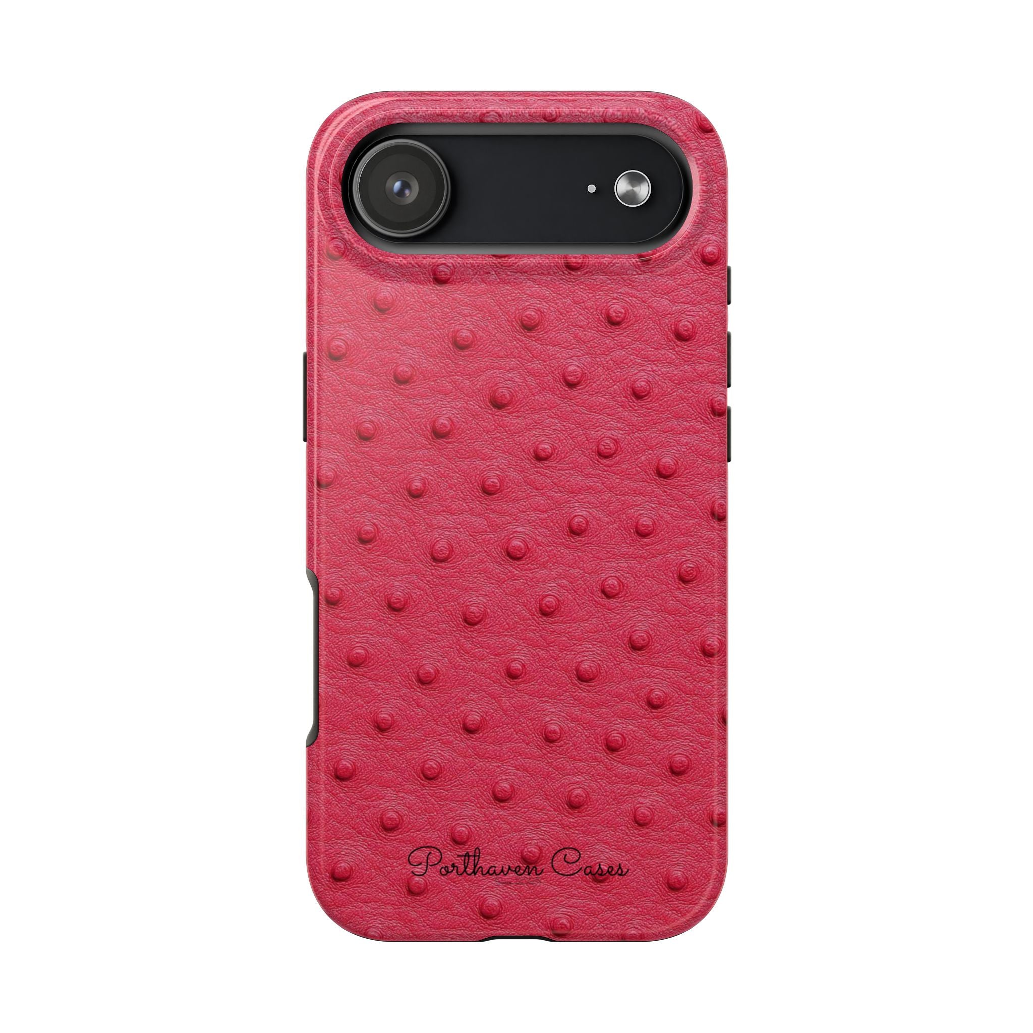Hot Pink Ostrich Leather