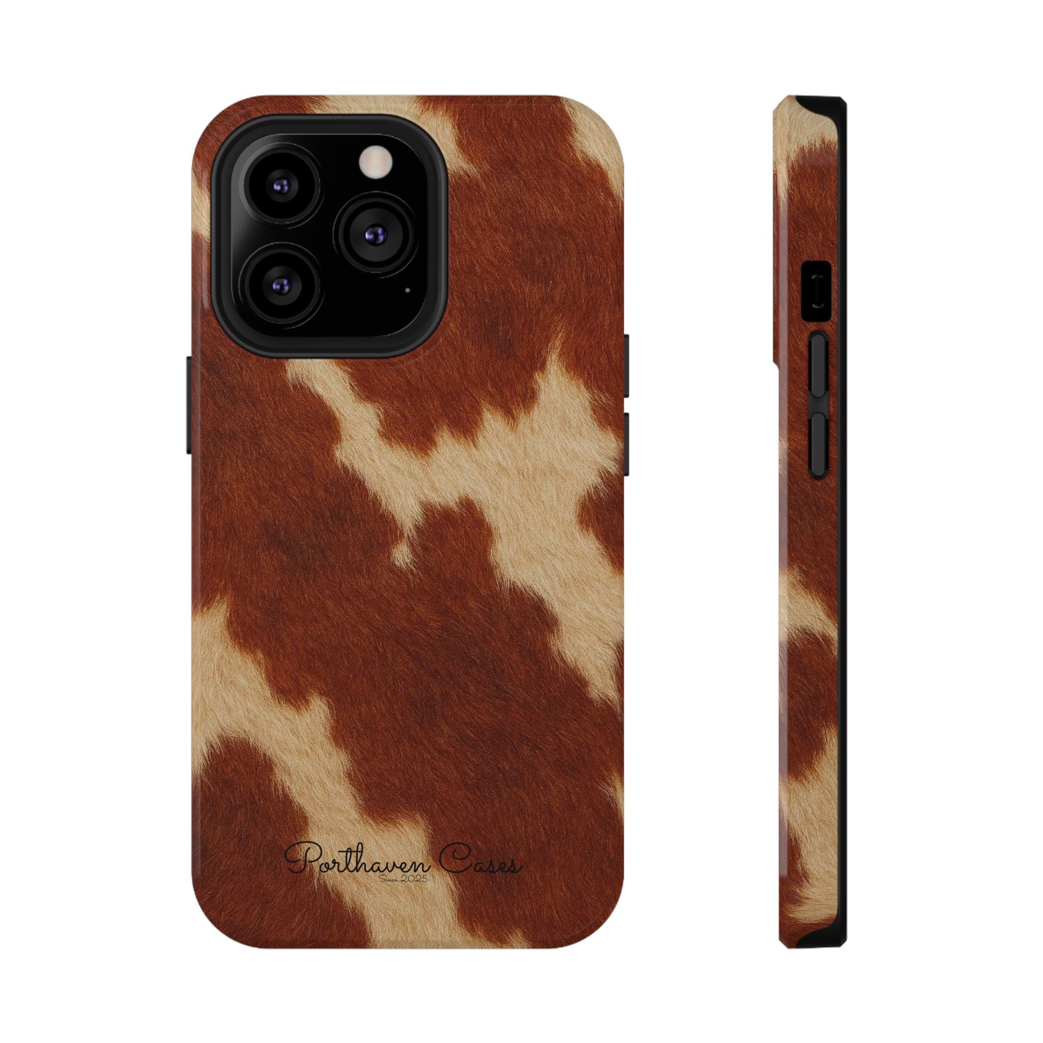 BROWN COWHIDE