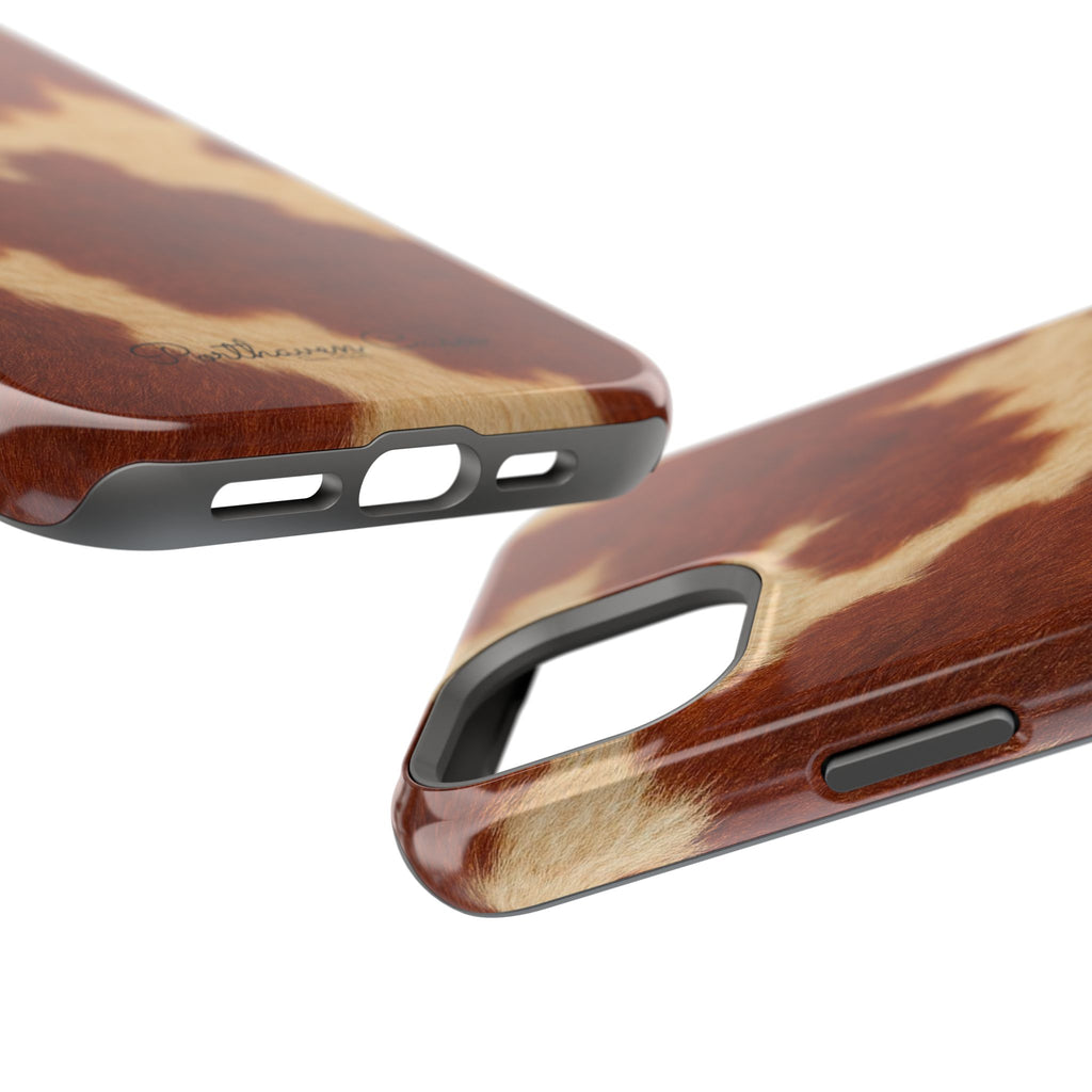 BROWN COWHIDE