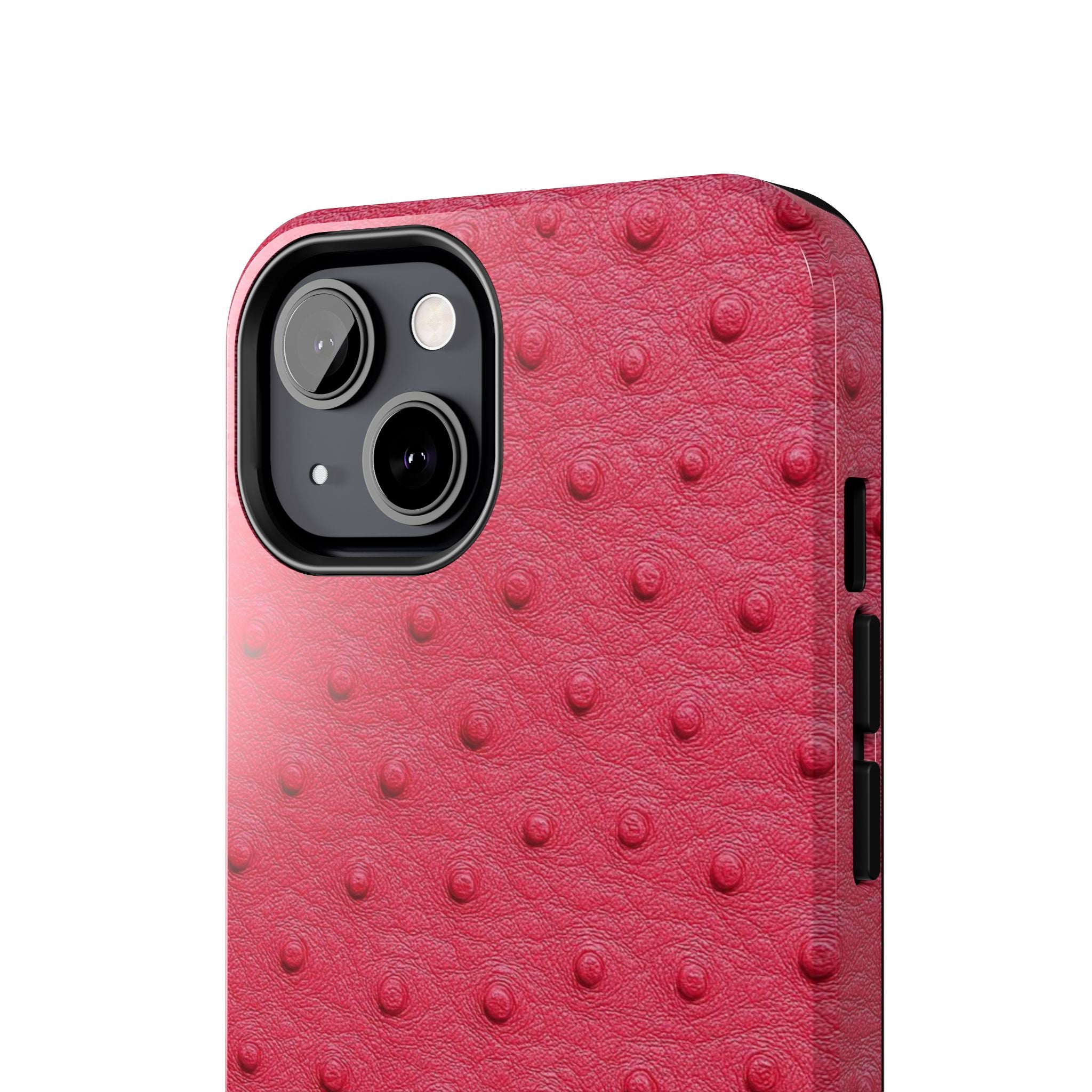 Hot Pink Ostrich Leather