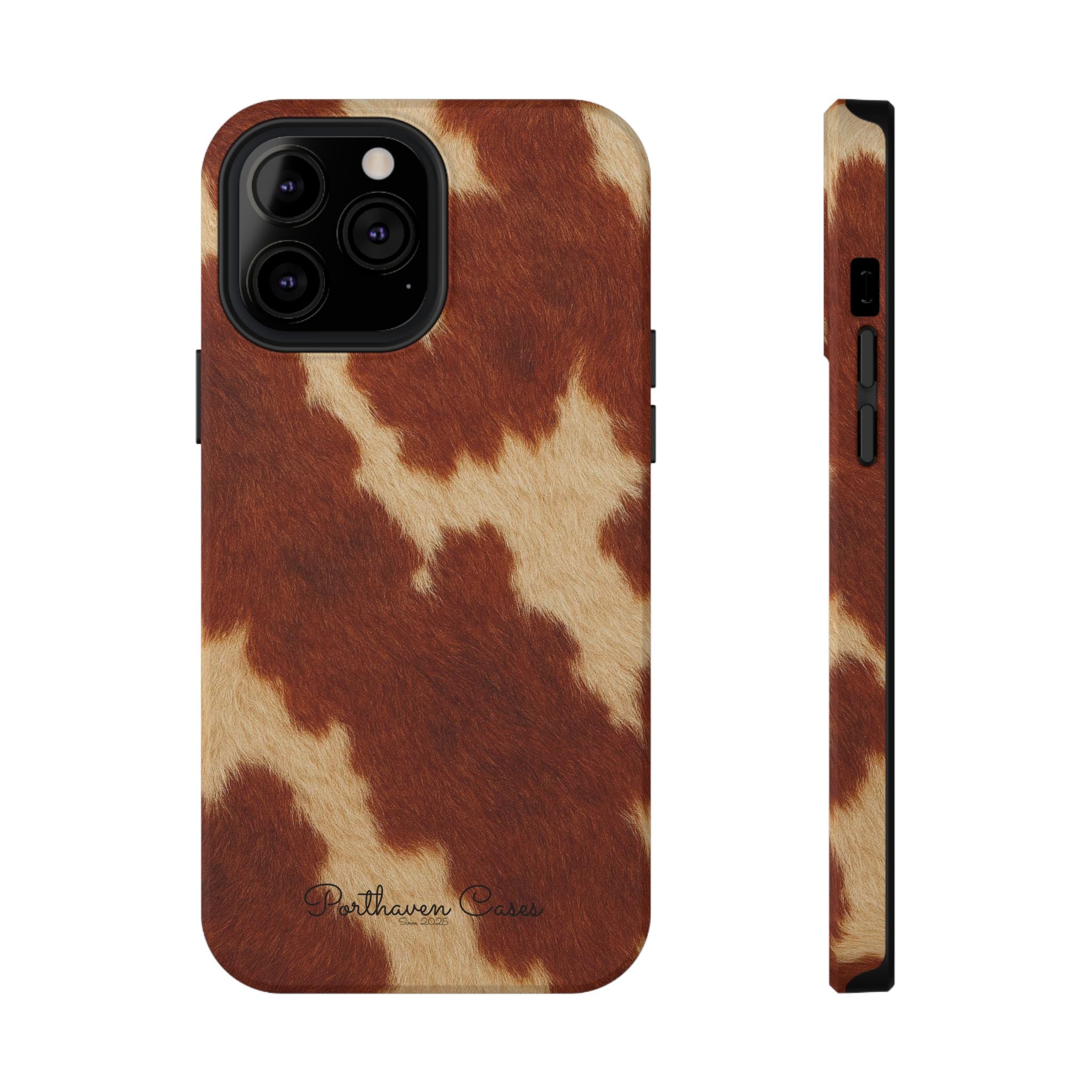 BROWN COWHIDE
