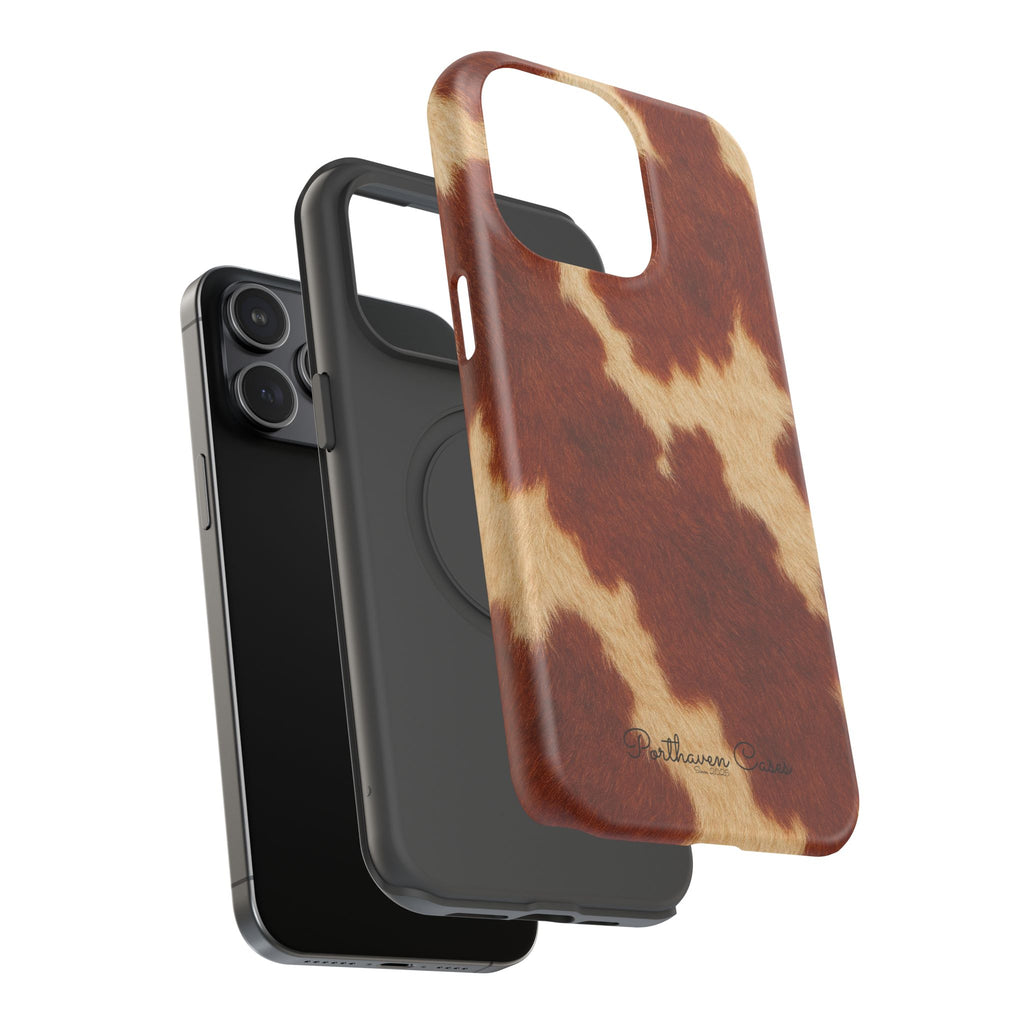 BROWN COWHIDE