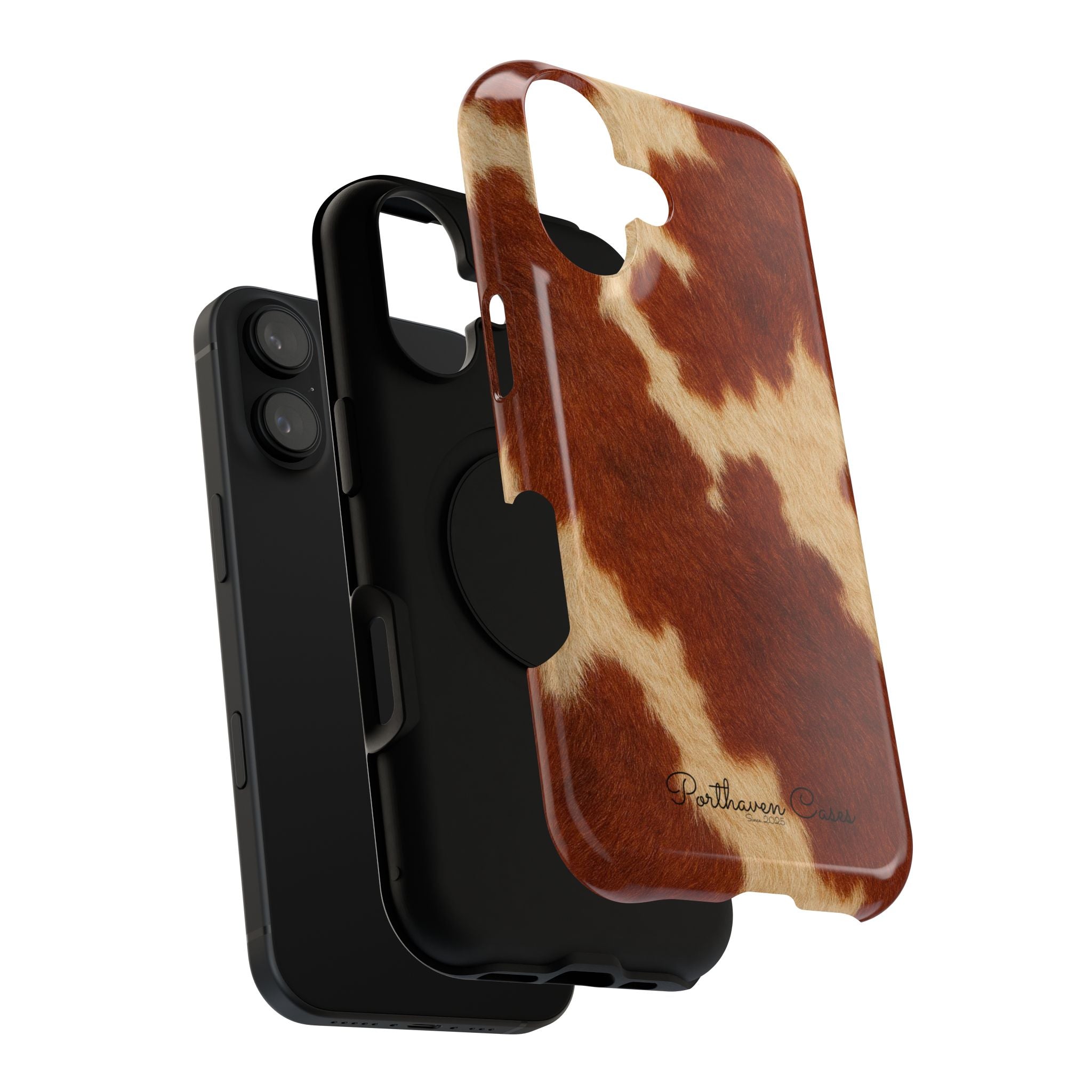 BROWN COWHIDE