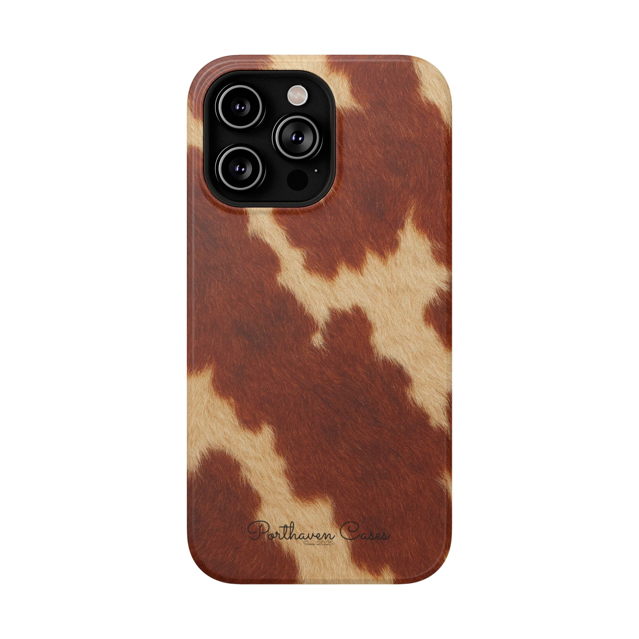 BROWN COWHIDE