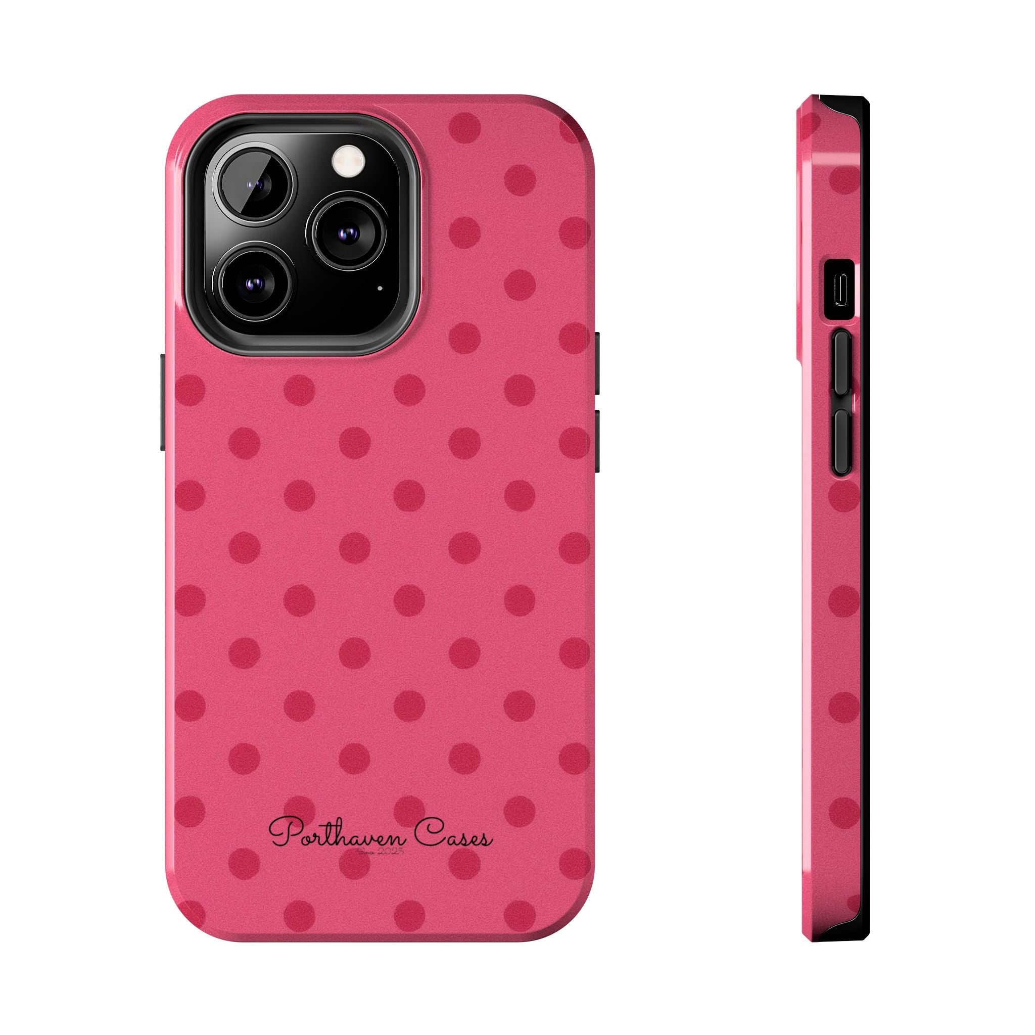 Hot Pink Polka Dots