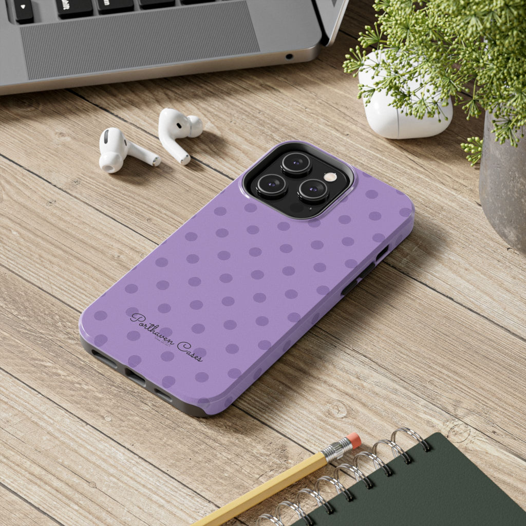 LAVENDER POLKA DOTS
