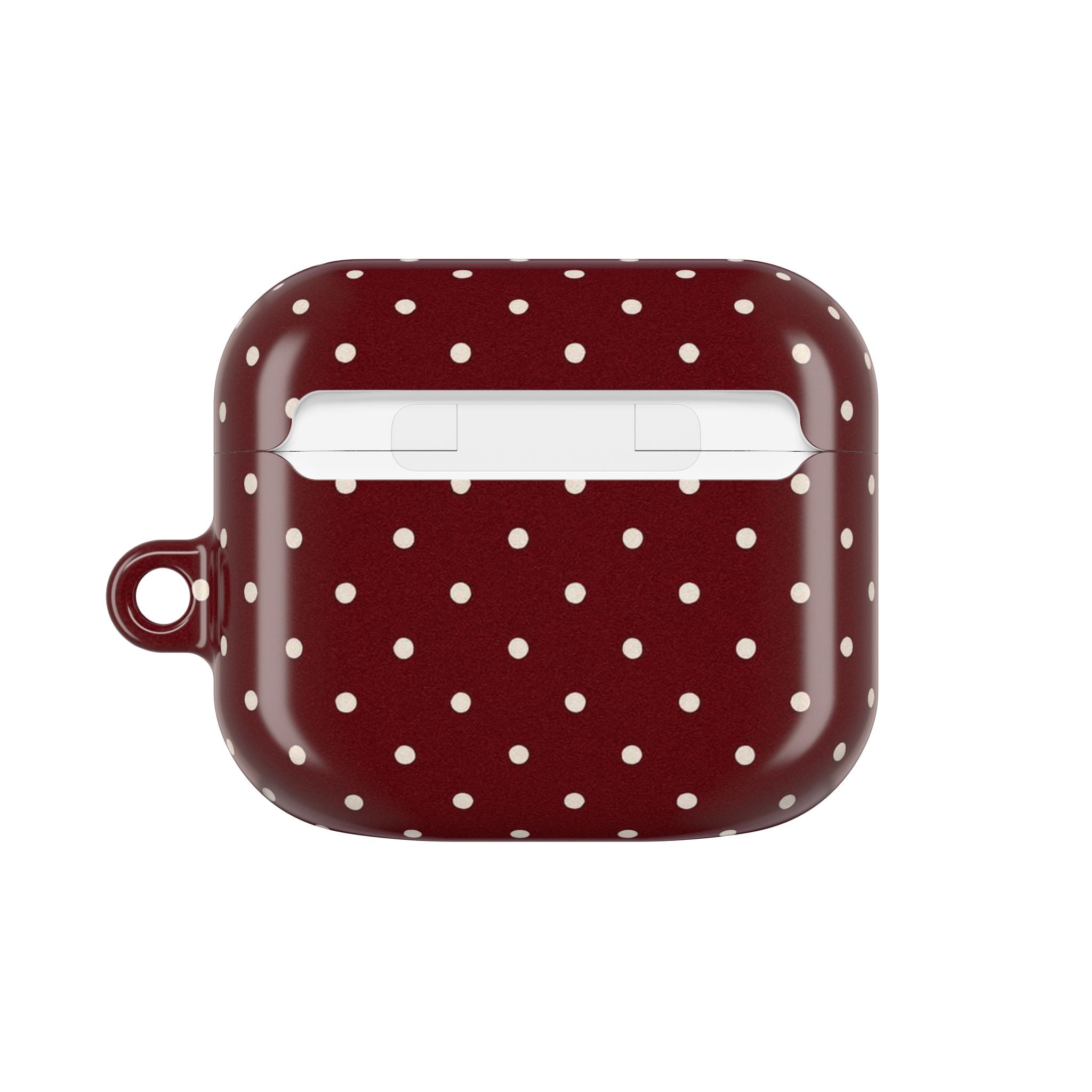 Burgundy Polka Dot | AirPods Case