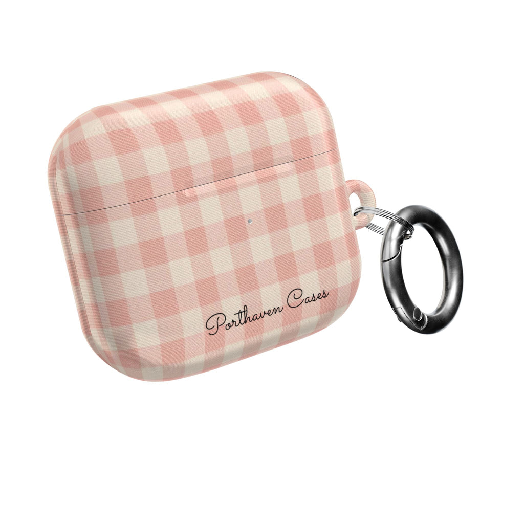 Pink Gingham | AirPods Case