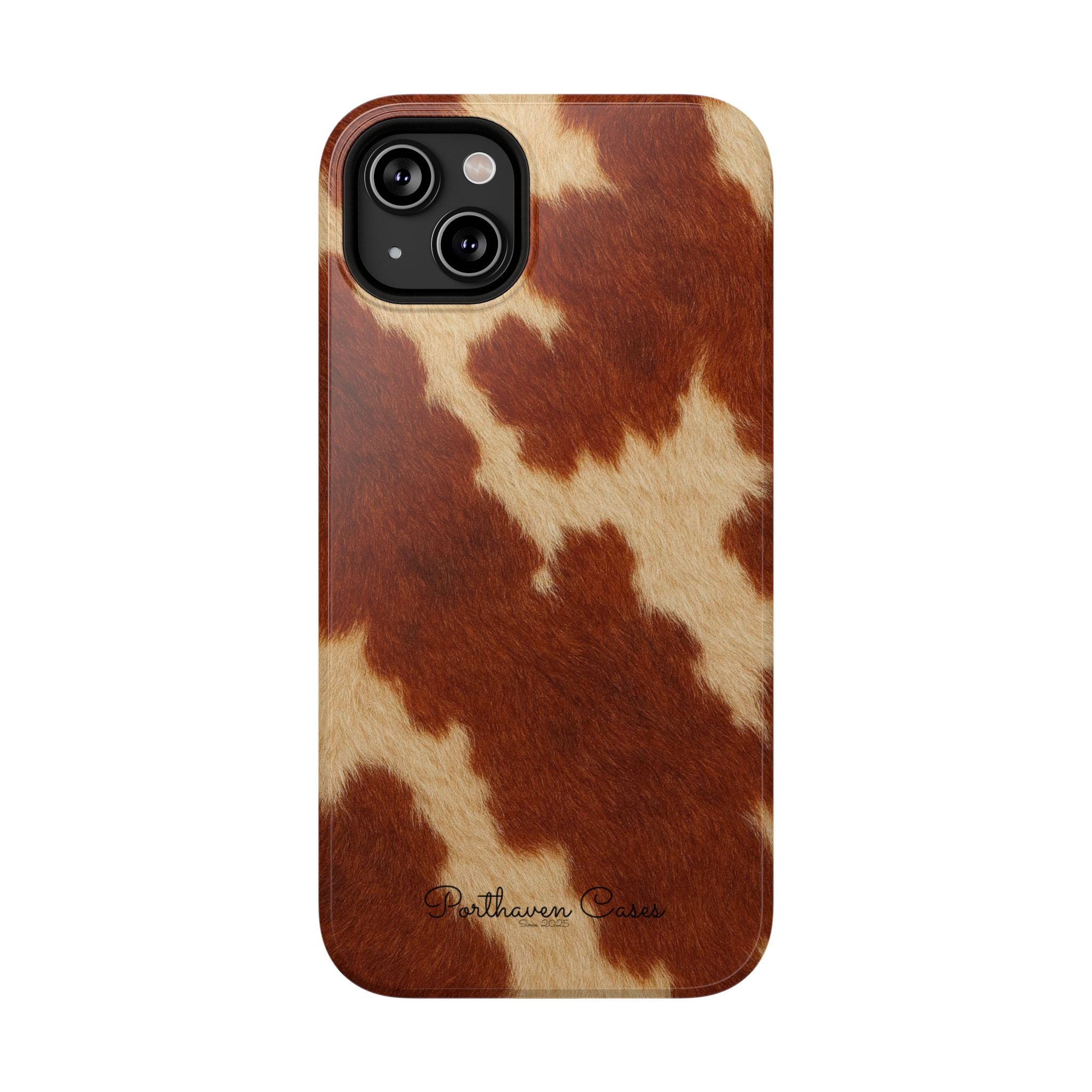 BROWN COWHIDE