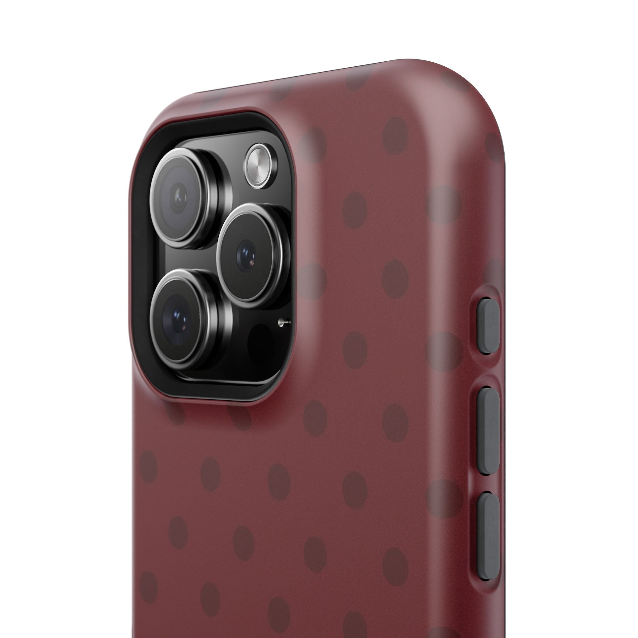 BURGUNDY POLKA-DOTS