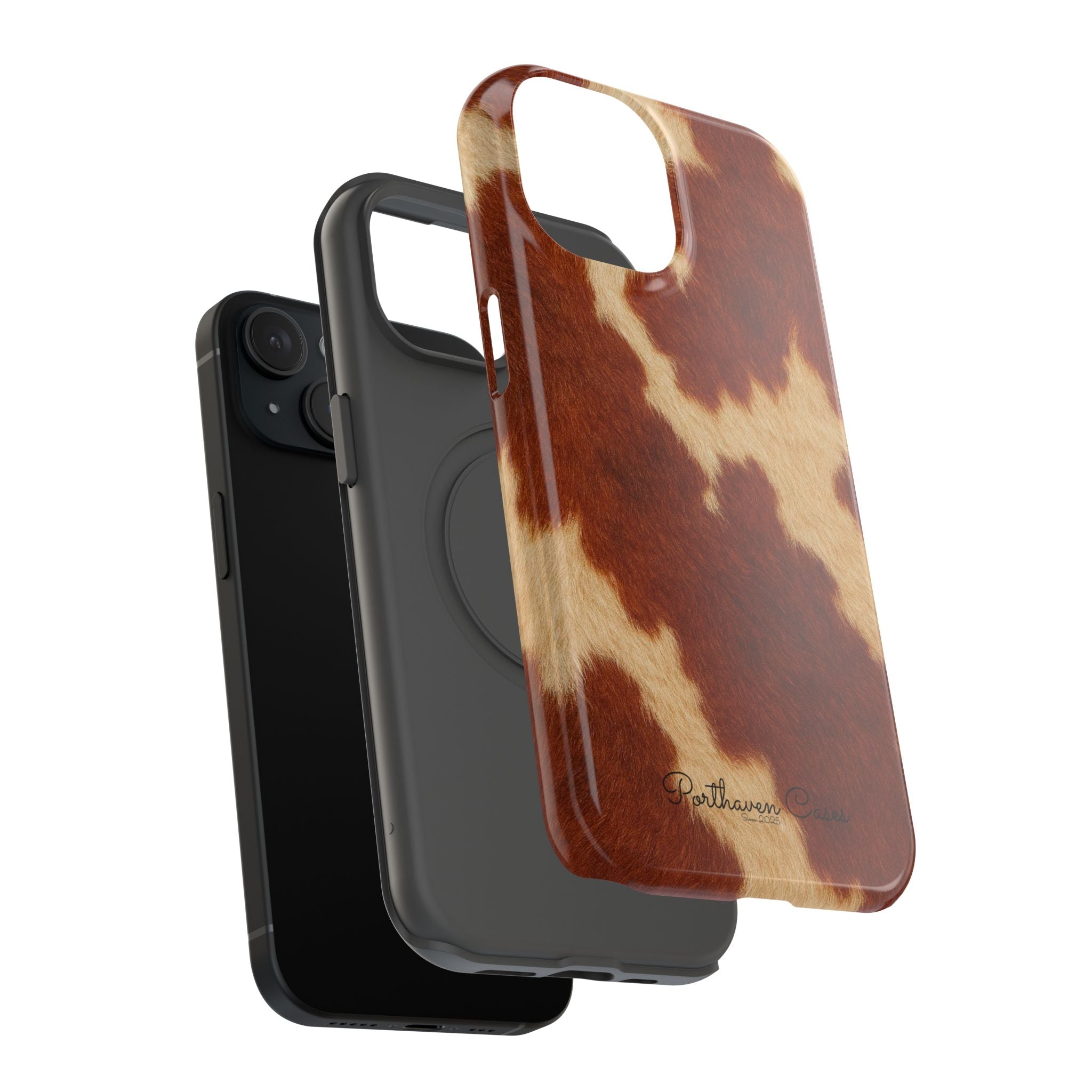 BROWN COWHIDE