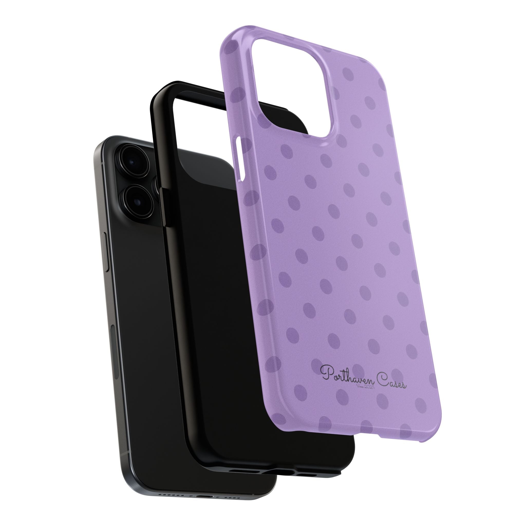 LAVENDER POLKA DOTS
