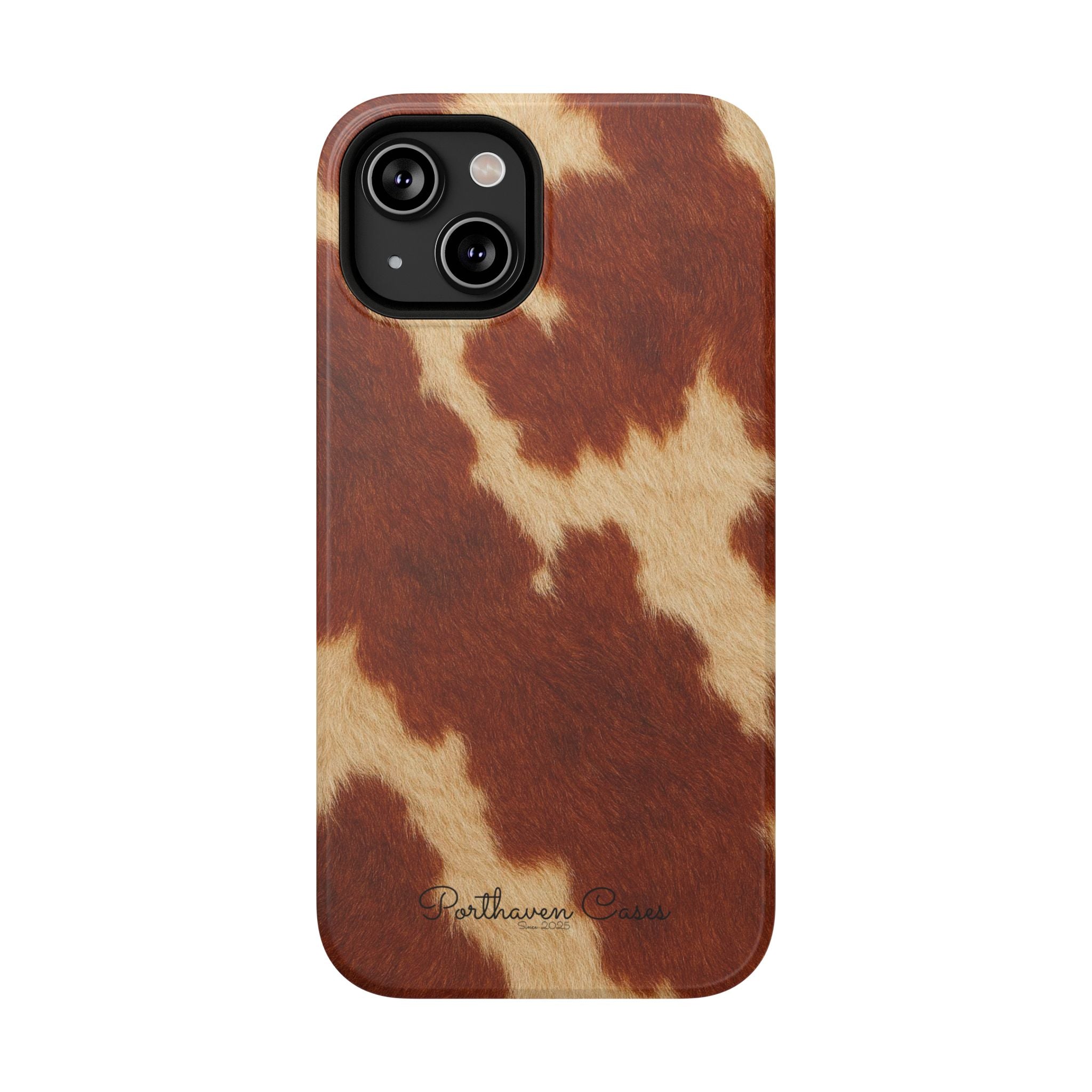 BROWN COWHIDE