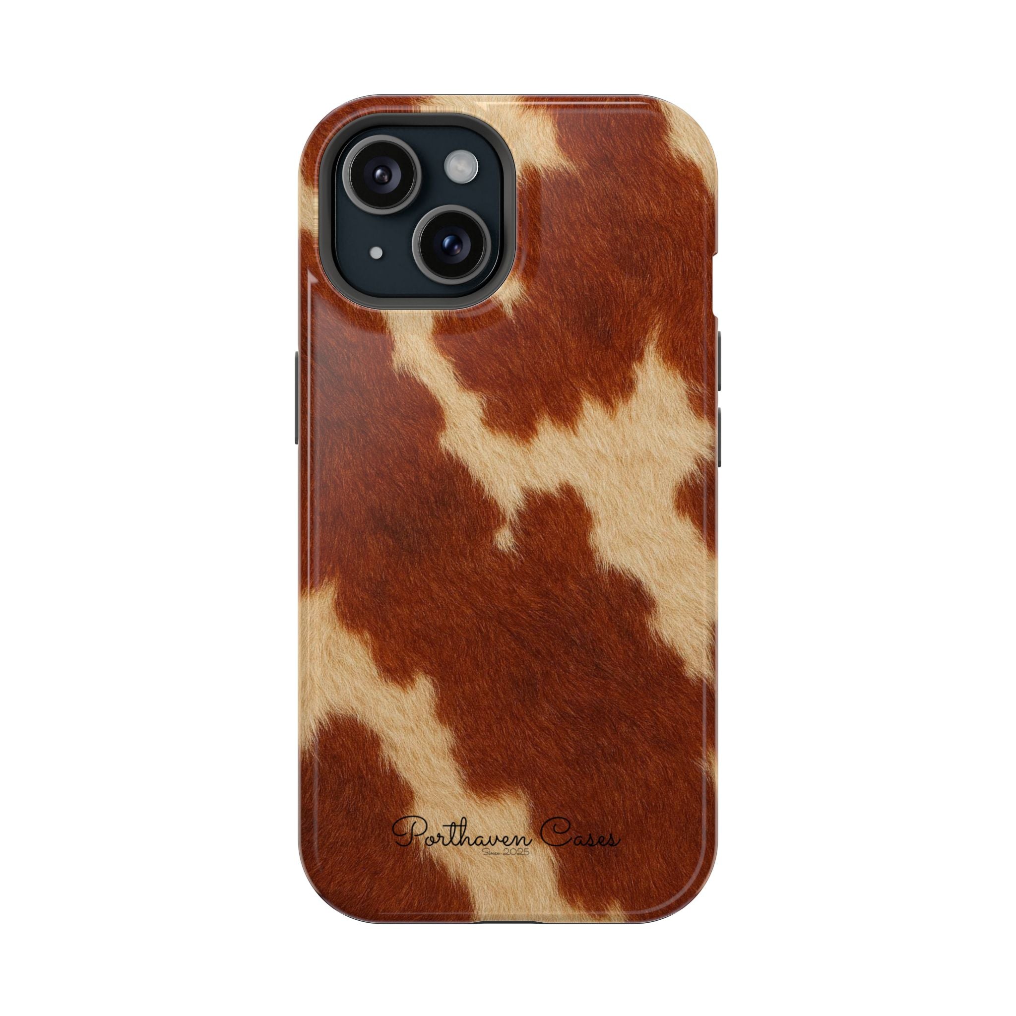 BROWN COWHIDE