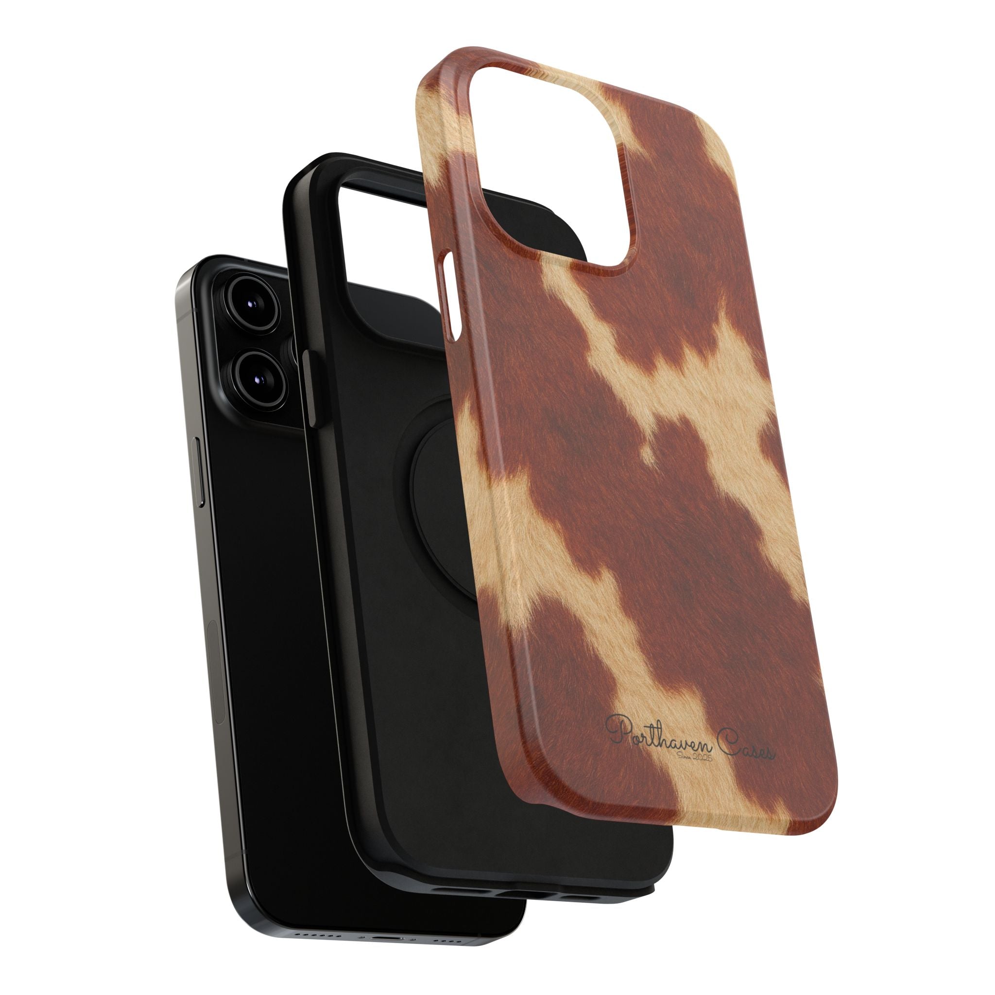 BROWN COWHIDE