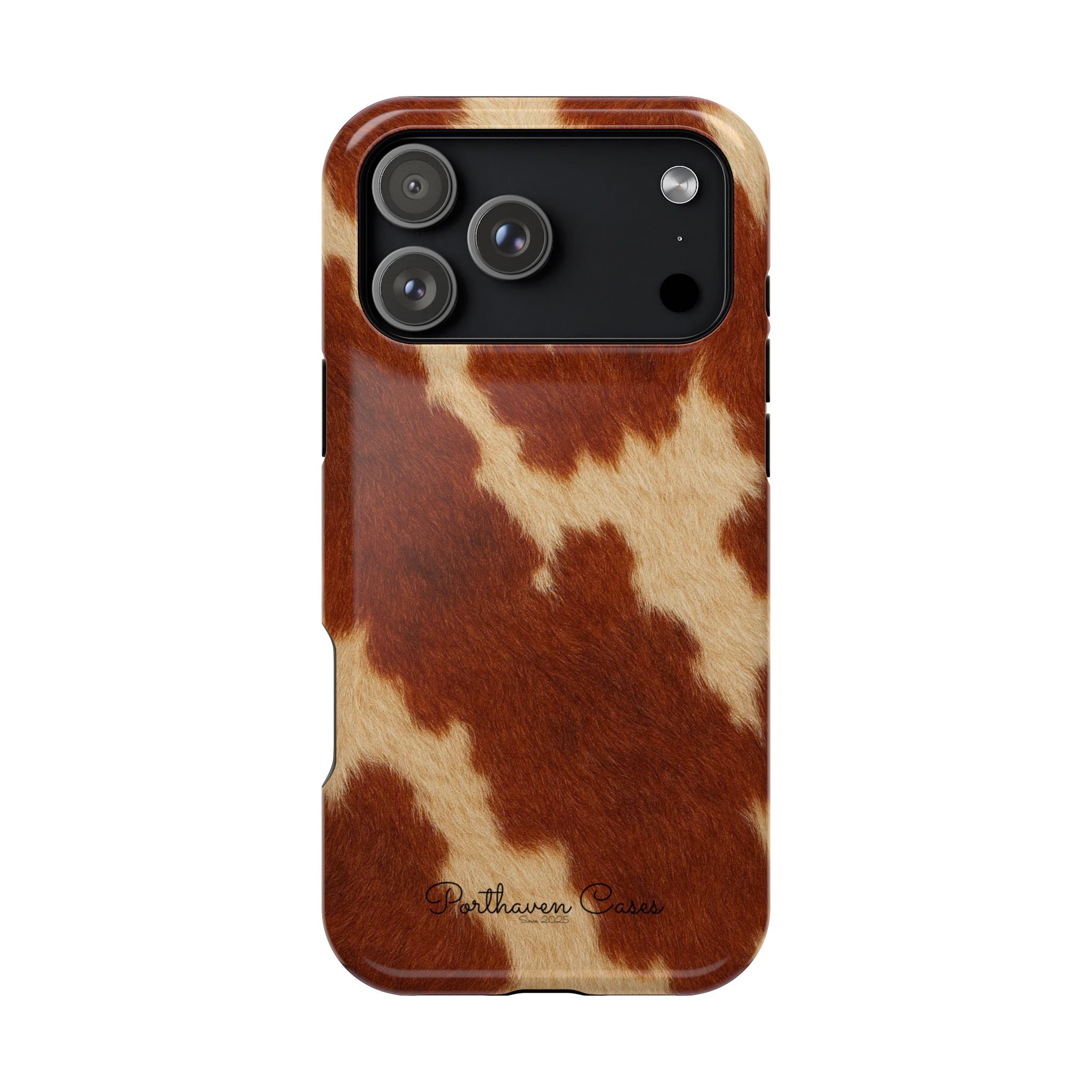 BROWN COWHIDE