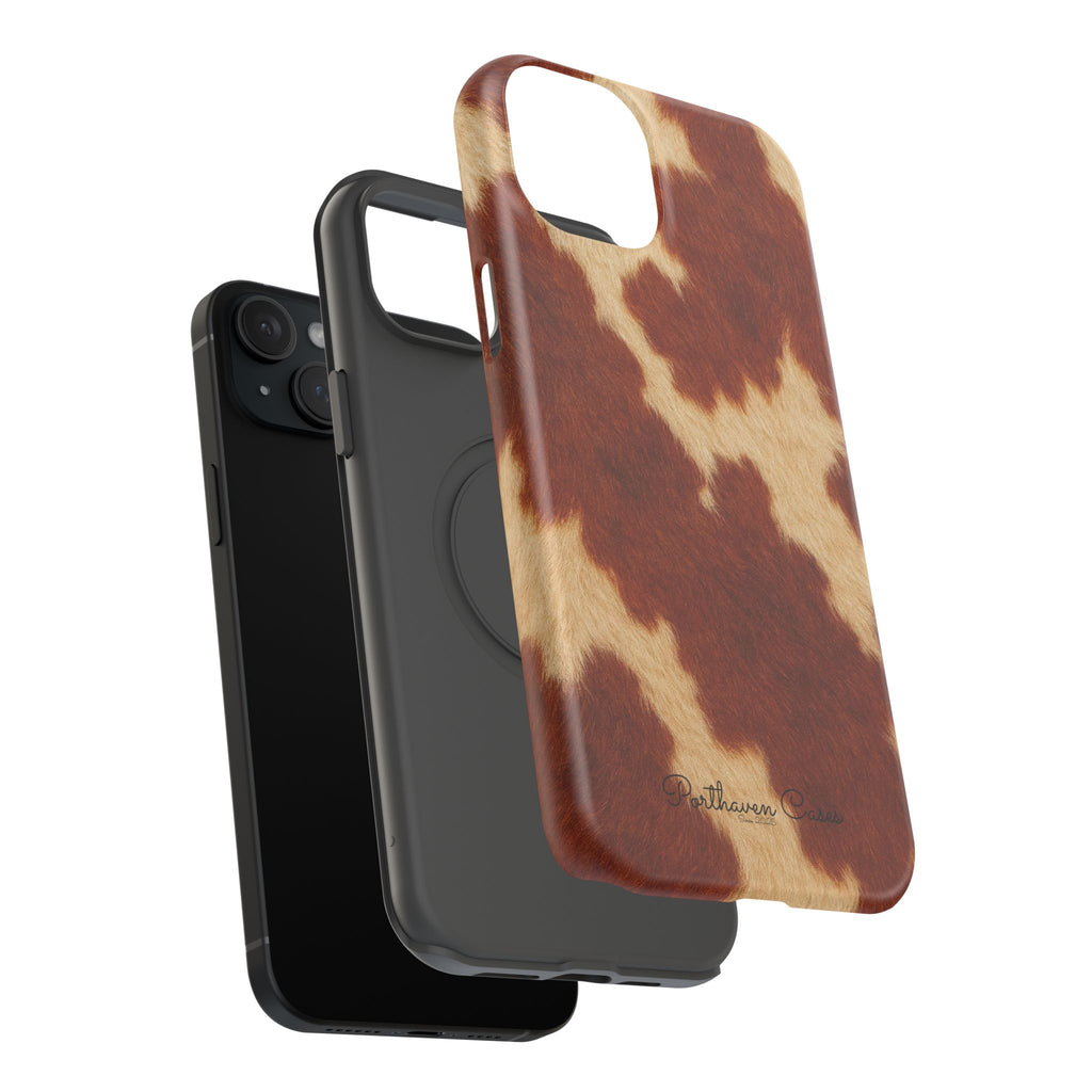 BROWN COWHIDE