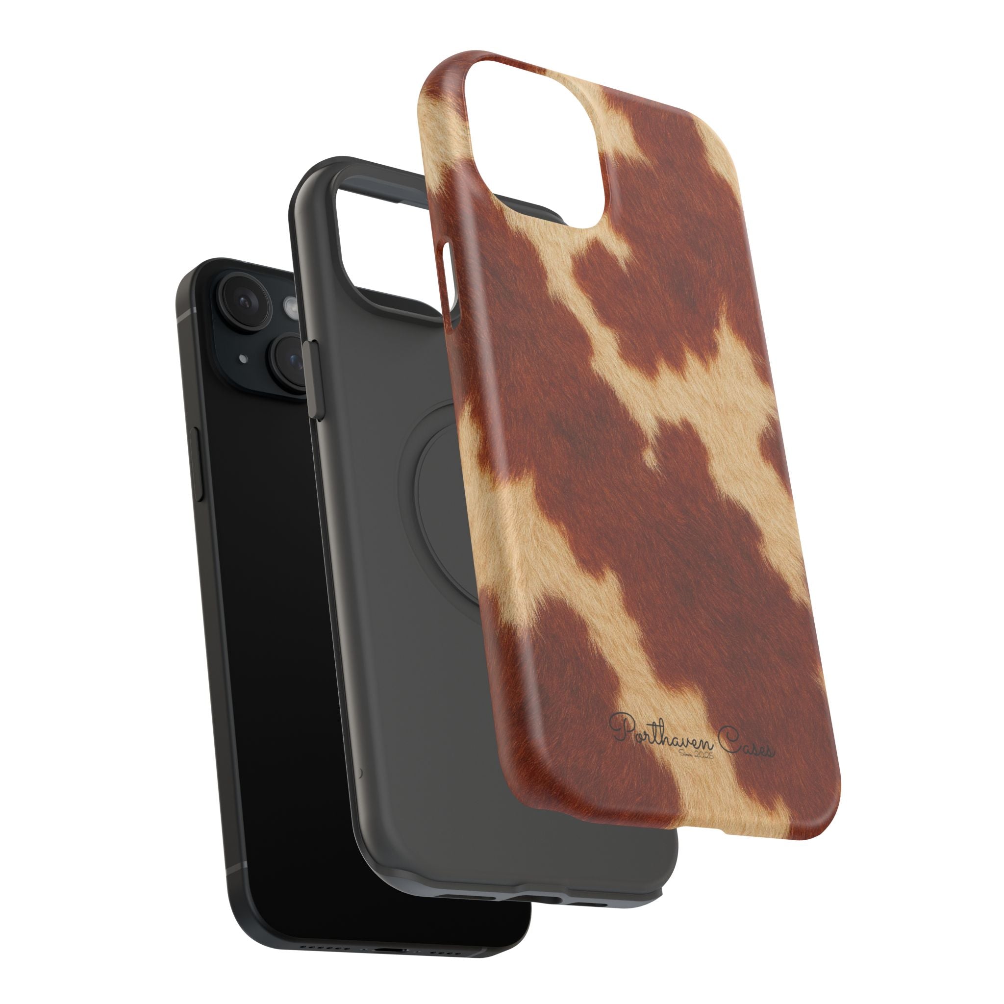 BROWN COWHIDE