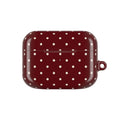 Burgundy Polka Dot | AirPods Case