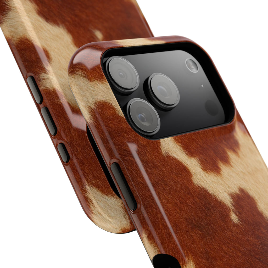 BROWN COWHIDE