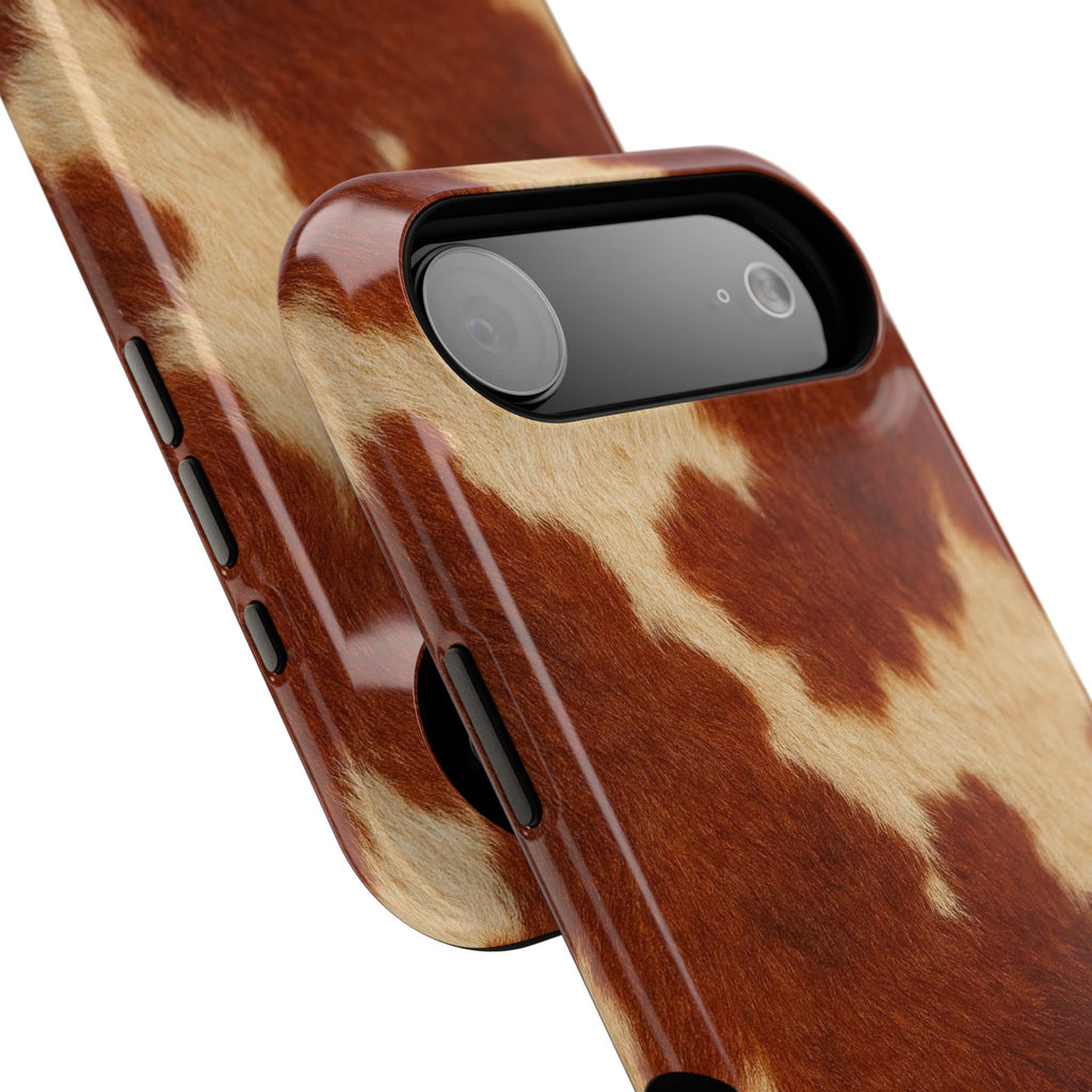 BROWN COWHIDE