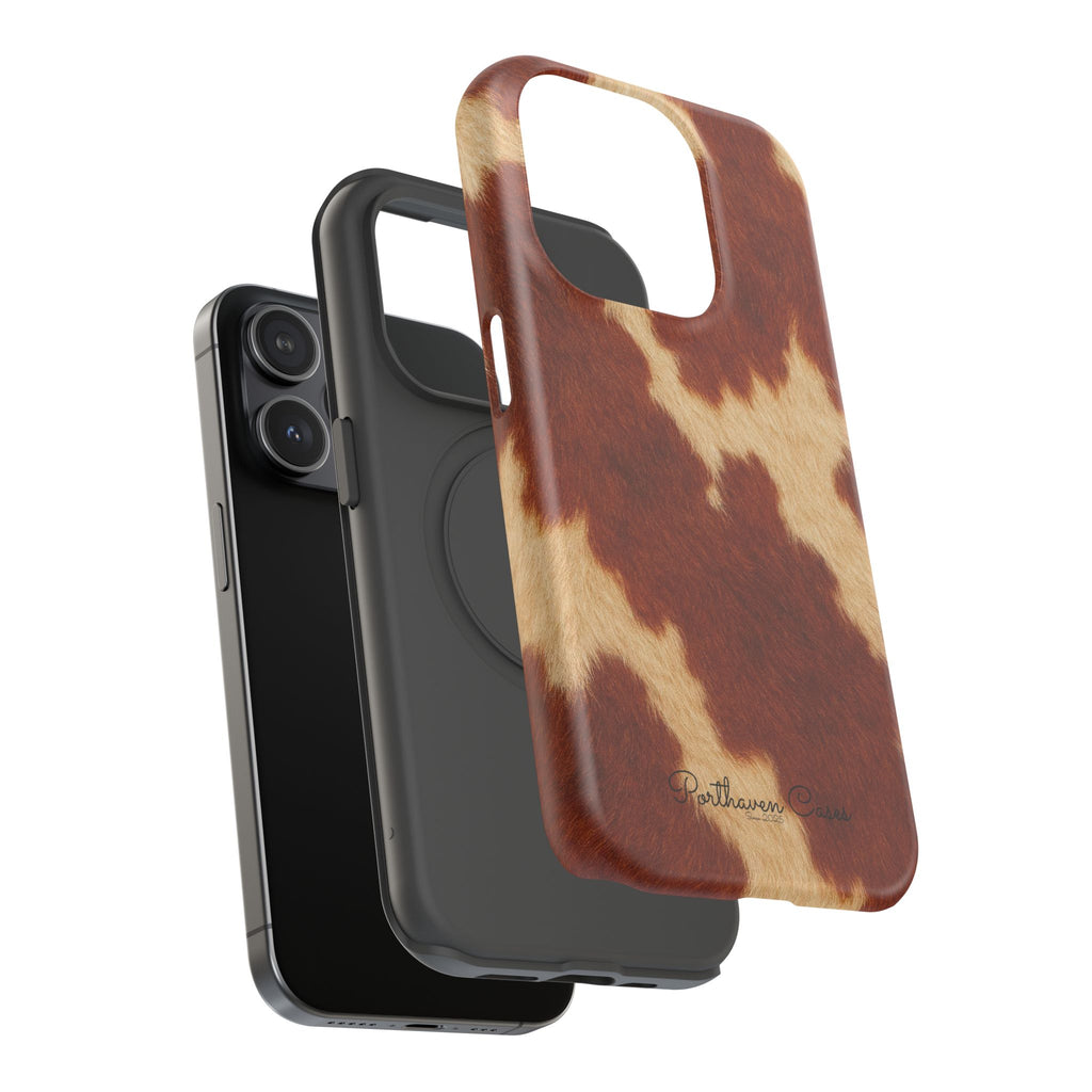 BROWN COWHIDE