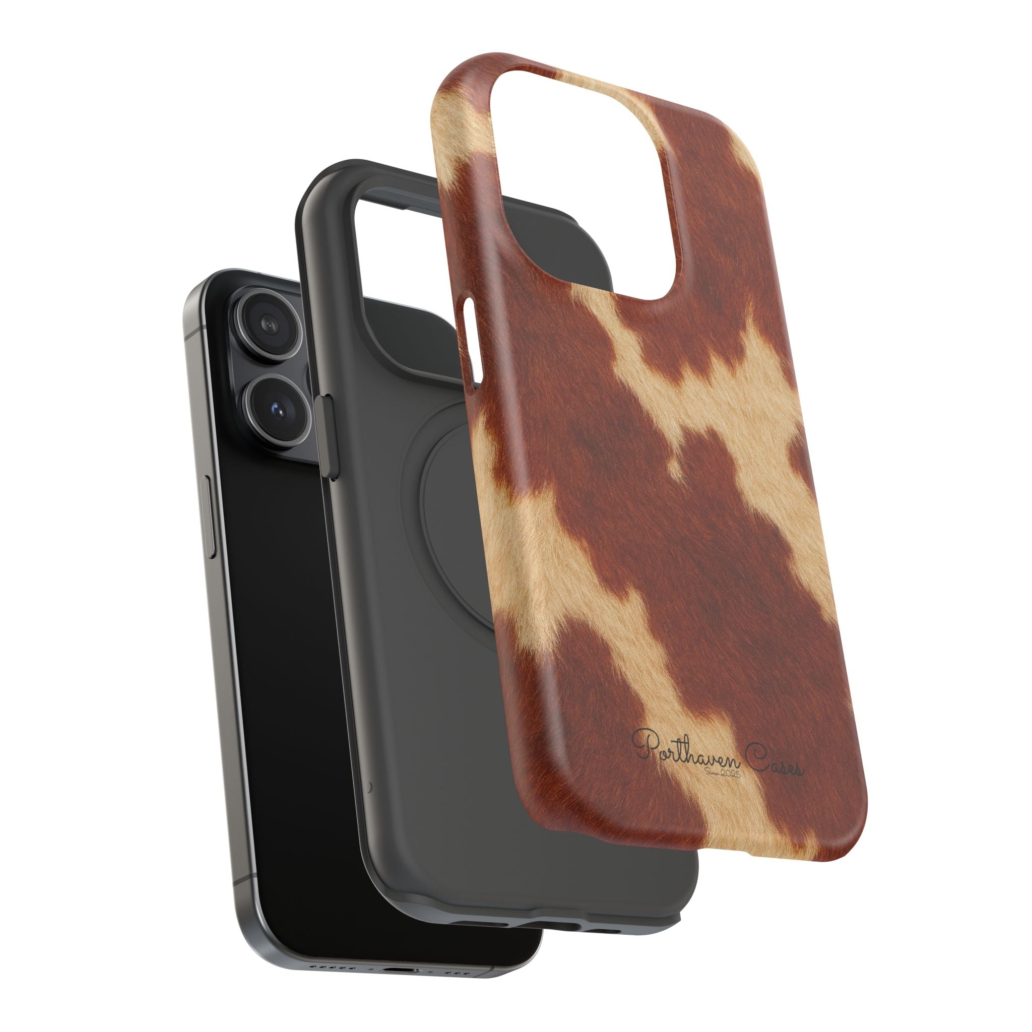 BROWN COWHIDE